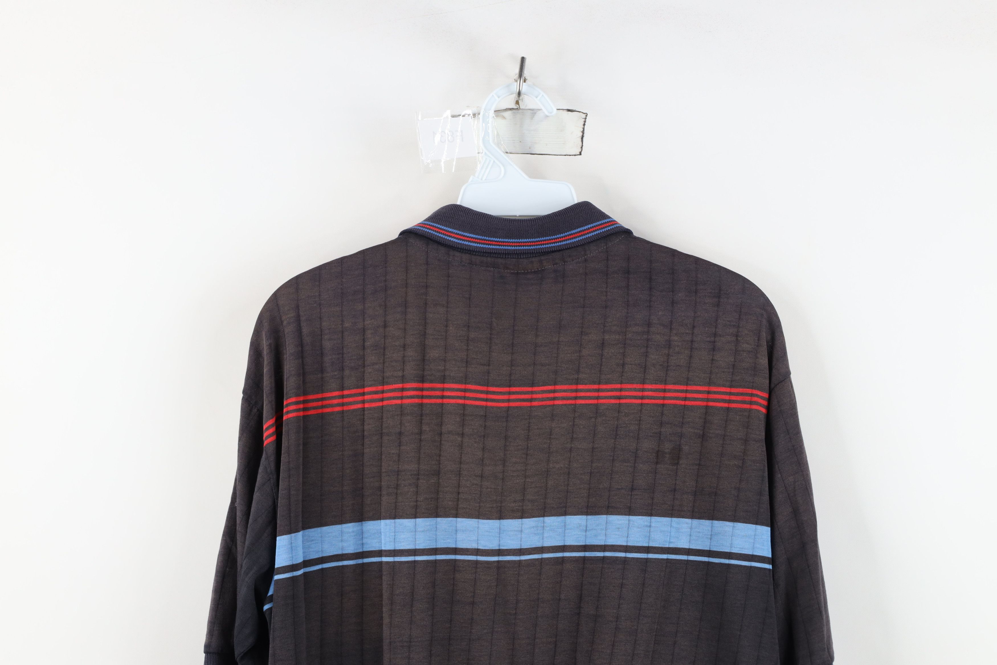 Vintage Vintage 70s Streetwear Striped Sun Faded Golf Polo Shirt USA Size US L / EU 52-54 / 3 - 14 Thumbnail