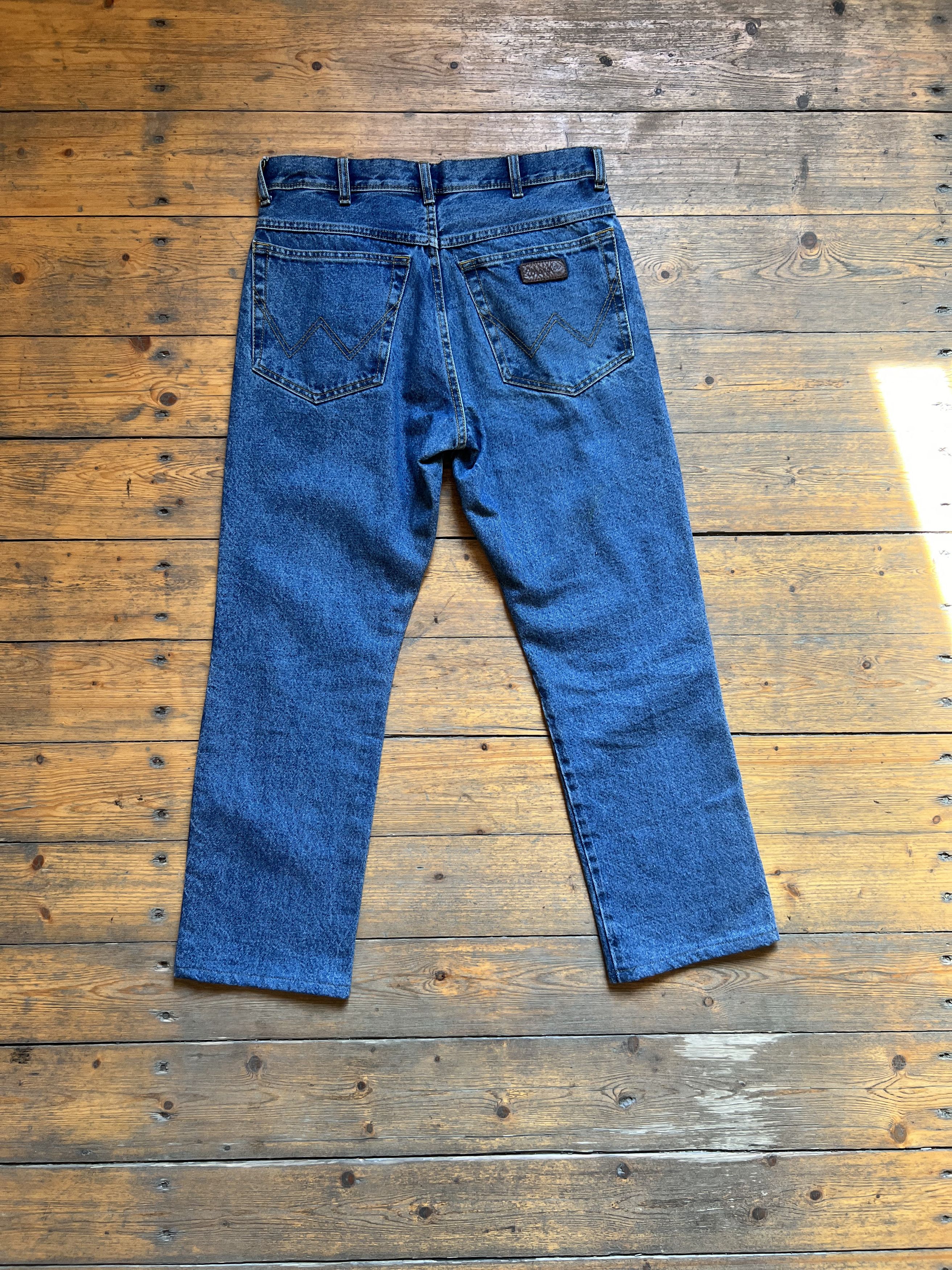 Wrangler Wrangler Straight Fit Denim Jeans Pants Size US 32 / EU 48 - 8 Thumbnail