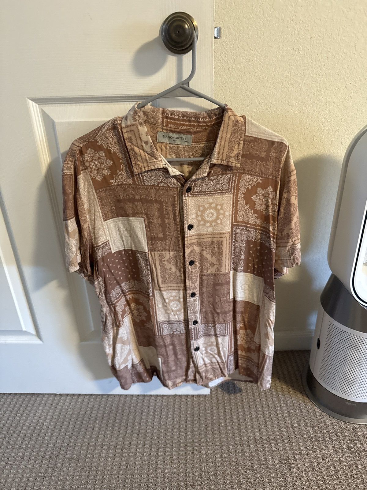 Other Maison Article Brown Button Up Shirt Size US L / EU 52-54 / 3 - 3 Thumbnail
