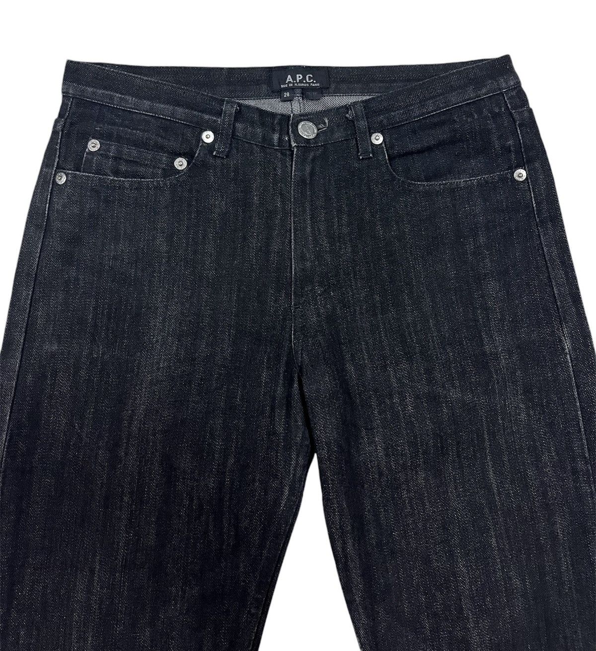 A.P.C. × Designer × Vintage Apc jeans colour black non selvedge Size US 29 - 4 Thumbnail