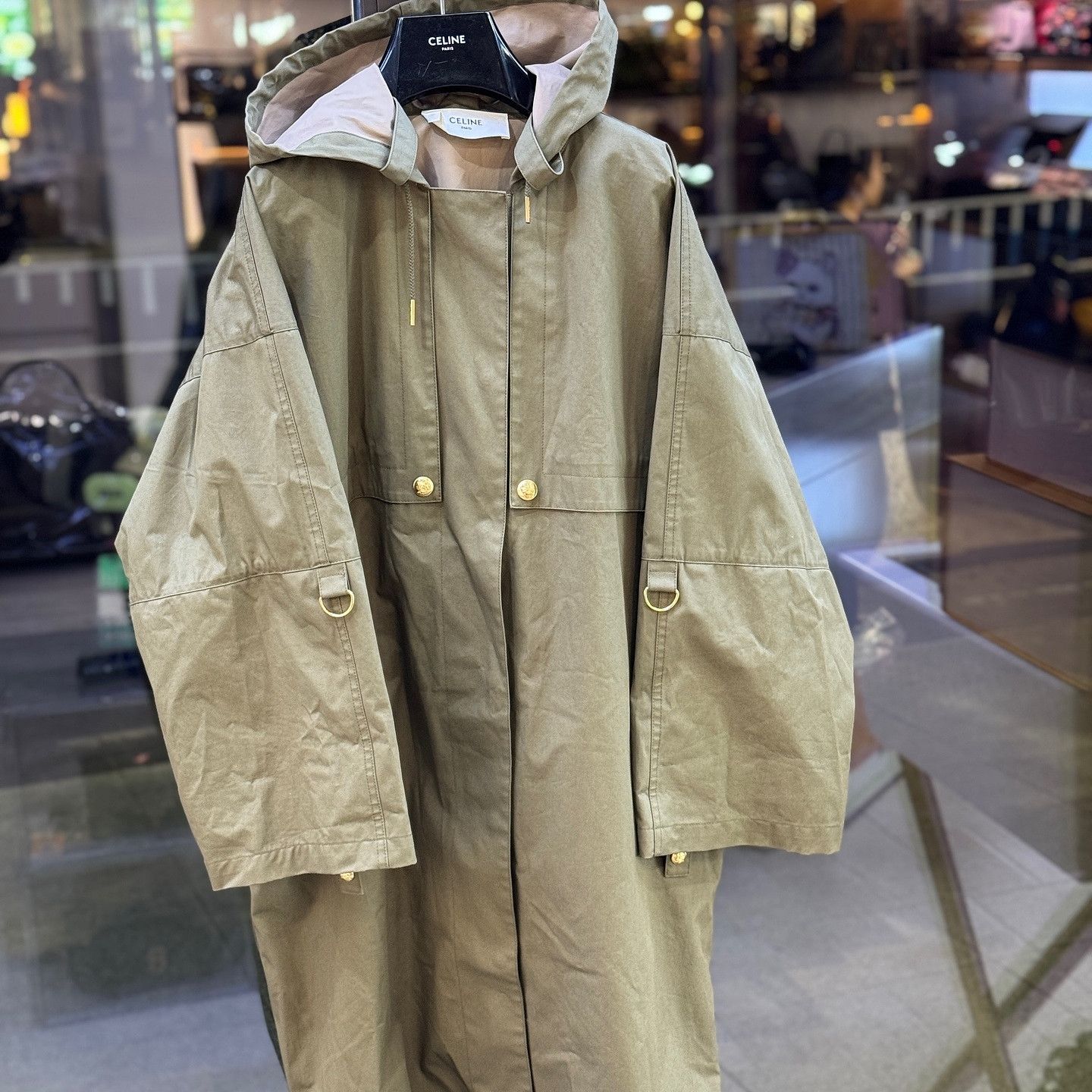 Celine CELINE Hooded Cotton Parka Size 34 Size XXS / US 00 / IT 34 - 1 Thumbnail