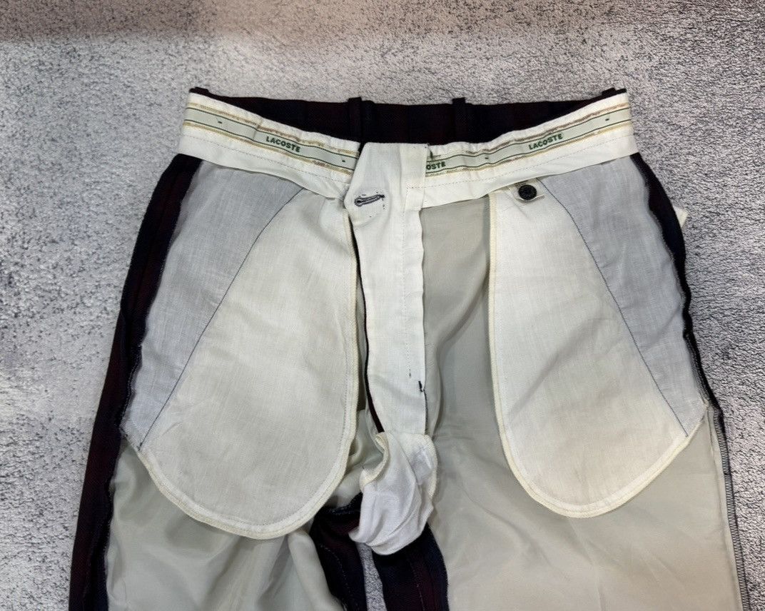 Lacoste Vintage Lacoste Pants Trousers Men Made In France Wool Plaid Size US 30 / EU 46 - 15 Thumbnail