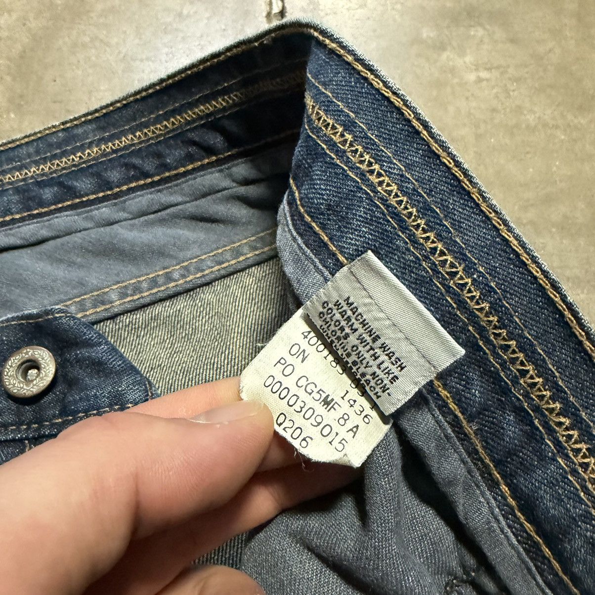 Old Navy Vintage Old Navy Low Rise Boot Cut Denim Jeans Grunge Punk Size US 33 - 14 Thumbnail