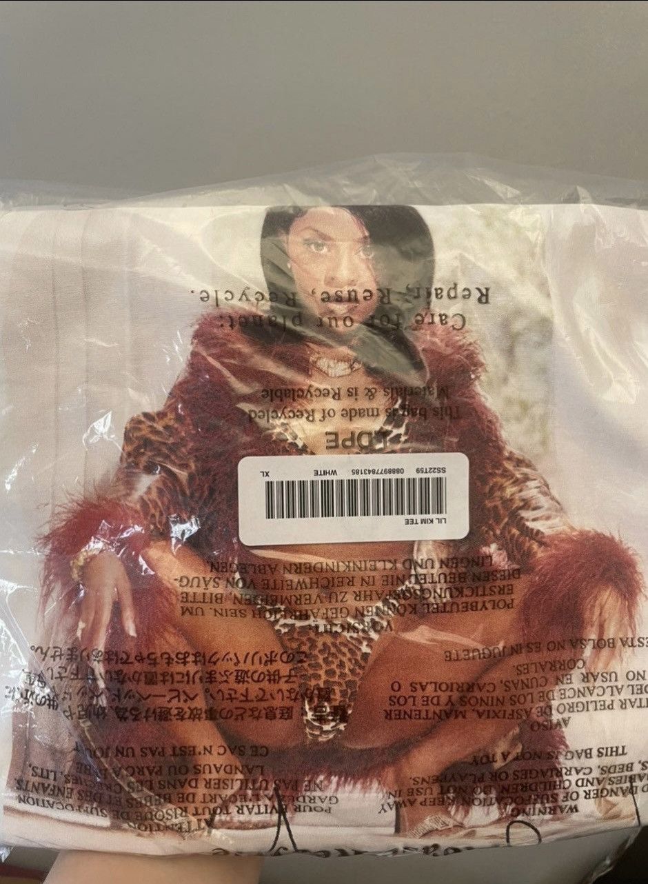 image of Supreme Lil Kim White T Shirt XL , Men's