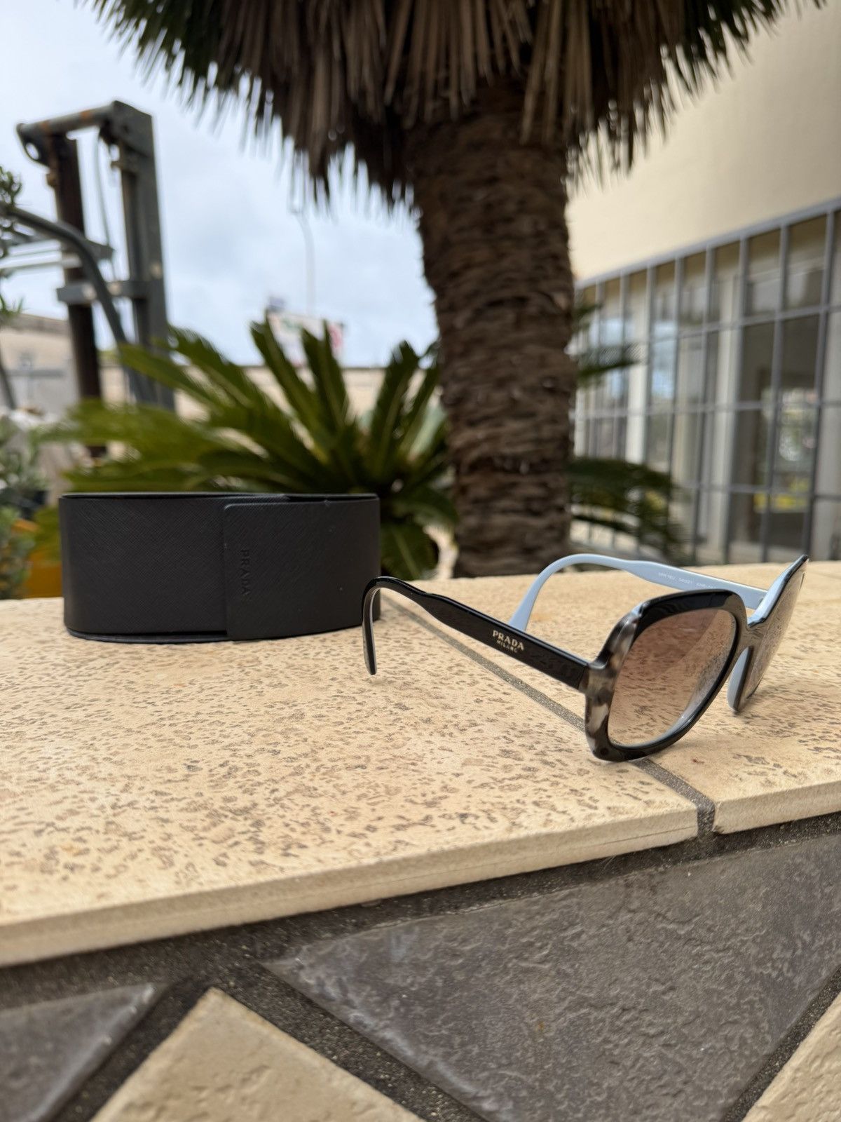 Prada Prada Sunglasses Blue SPR 16U Size ONE SIZE - 1 Thumbnail