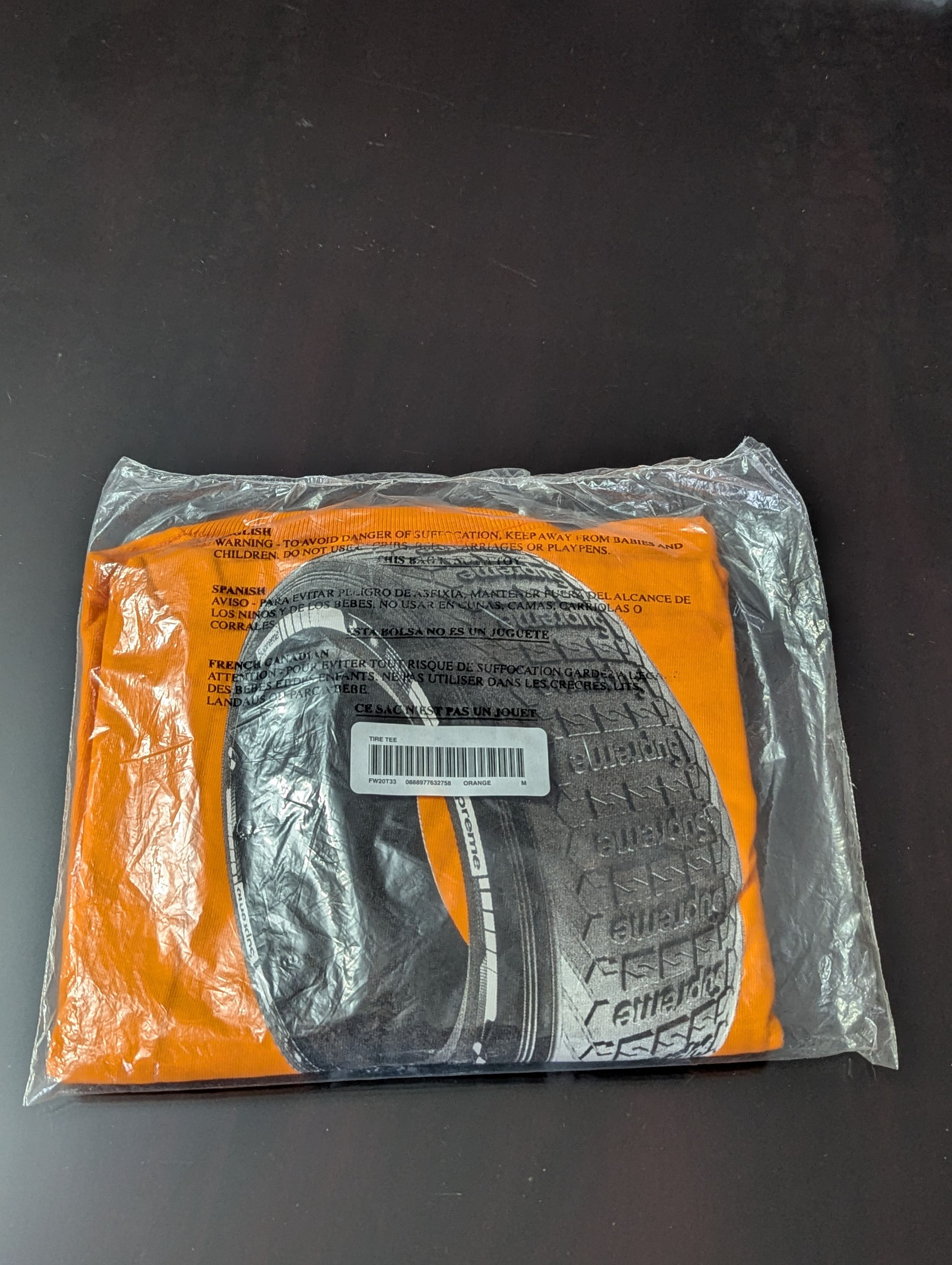 Supreme Supreme Tire tee Size US M / EU 48-50 / 2 - 3 Thumbnail