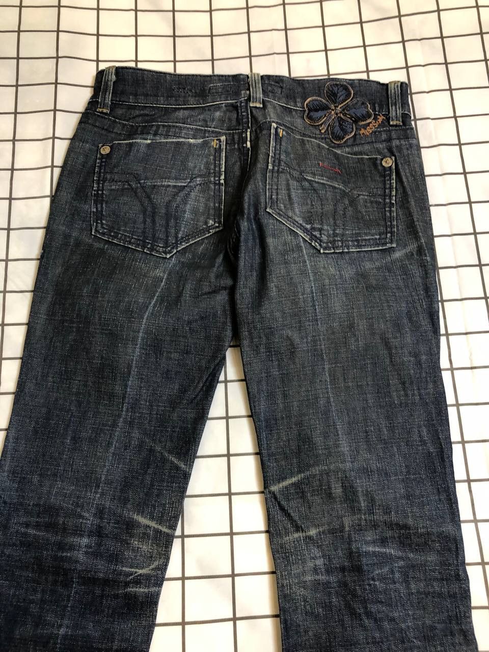 Miss Sixty Miss Sixty High Binky Slim Straight Leg Jeans Size 28" / US 6 / IT 42 - 21 Thumbnail