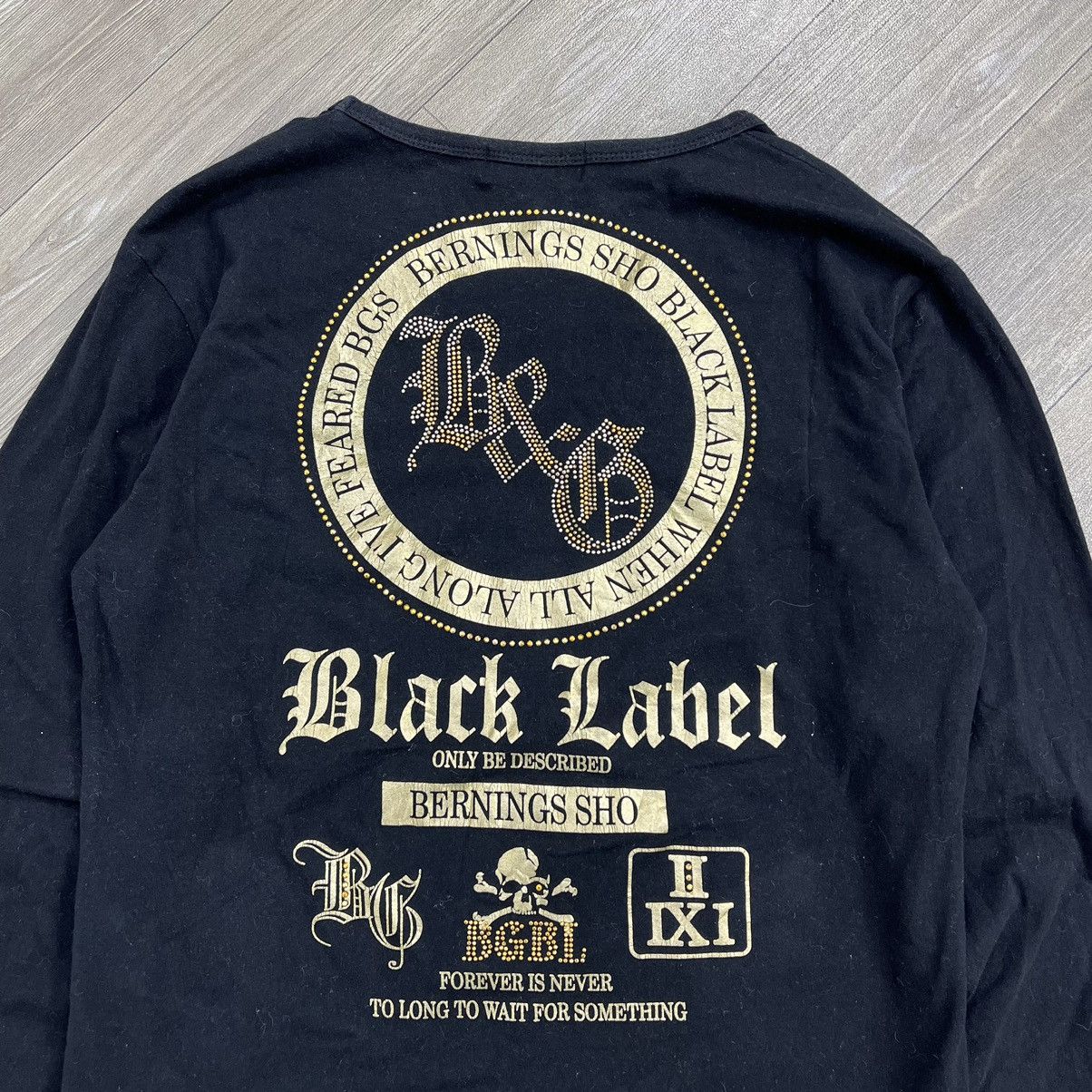 14th Addiction × Affliction × If Six Was Nine Y2K BerningsSho Poem Gothic Skulls Punks Style Longsleeve Size US L / EU 52-54 / 3 - 2 Thumbnail