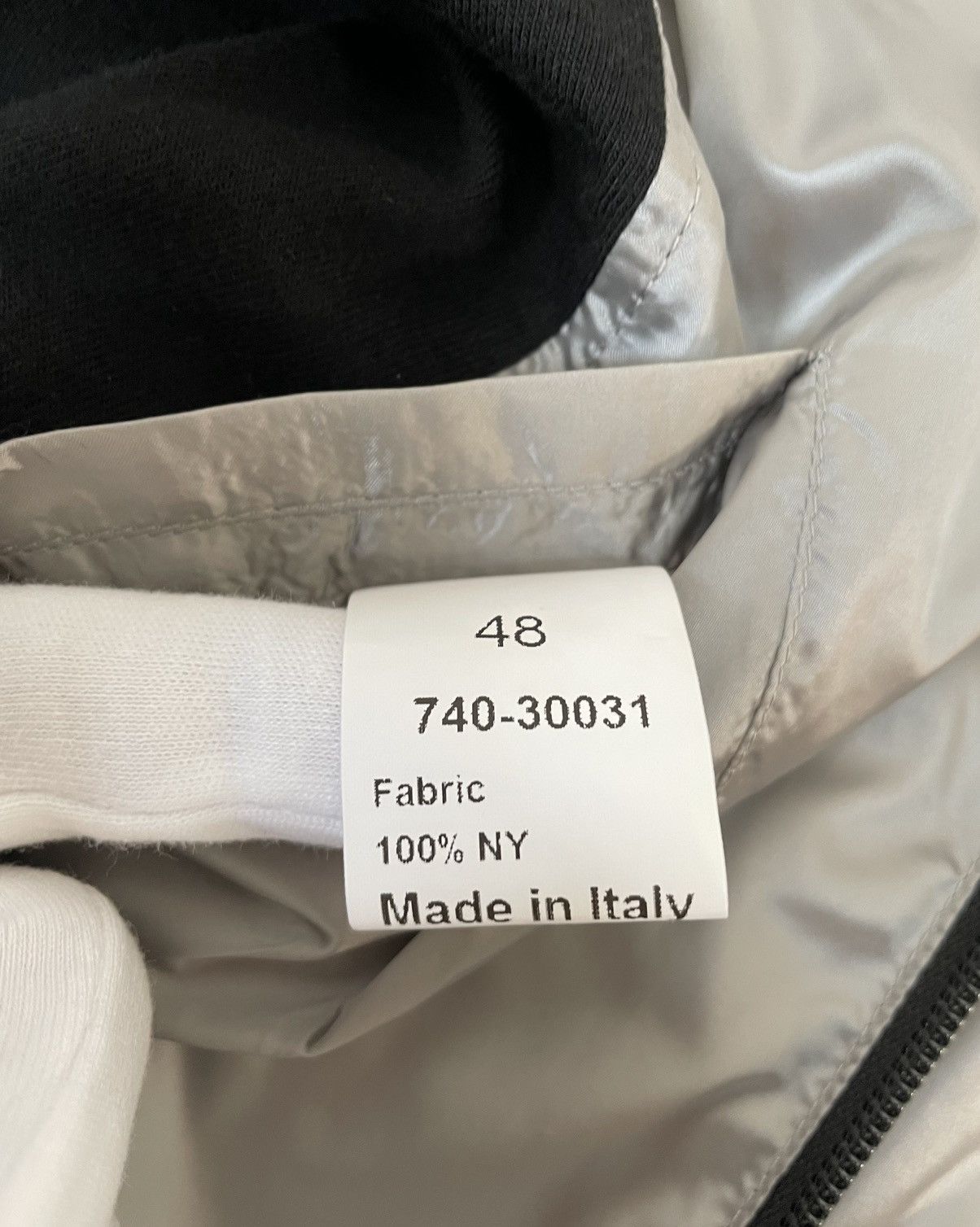 Raf Simons RAF SIMONS SS 19 Silver Nylon Raincoat Size US M / EU 48-50 / 2 - 11 Thumbnail