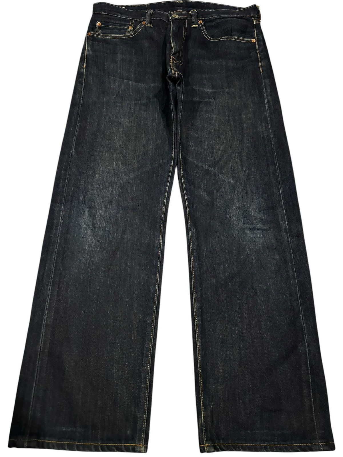 Levi's × Vintage Y2k Vintage Levi’s Lot 505 Faded Straight Cut Denim Jeans Size US 32 / EU 48 - 1 Thumbnail