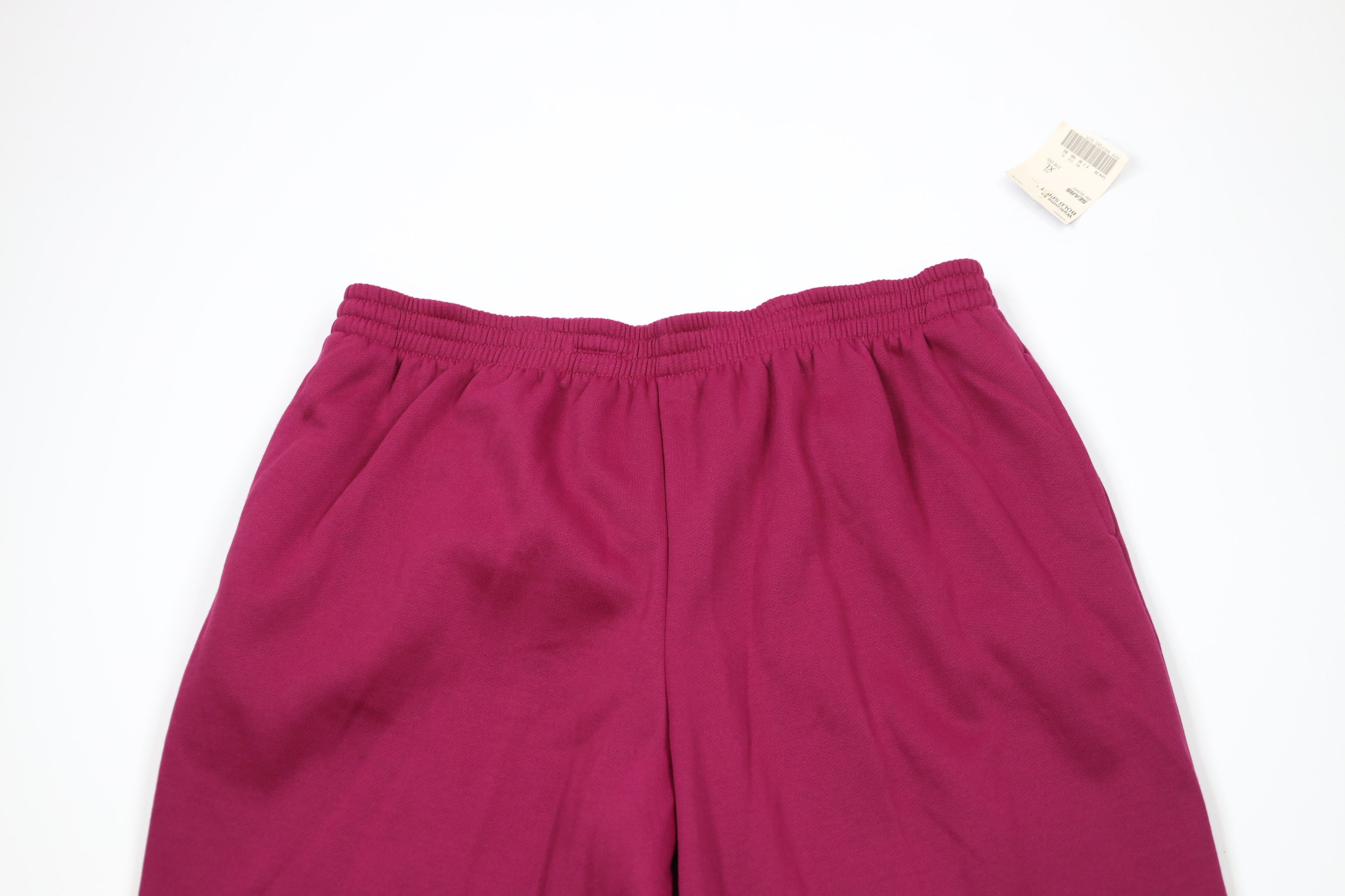 Vintage Deadstock Vintage 90s Streetwear Leg Sweatpants Purple Size 36" / US 14 / IT 50 - 2 Thumbnail