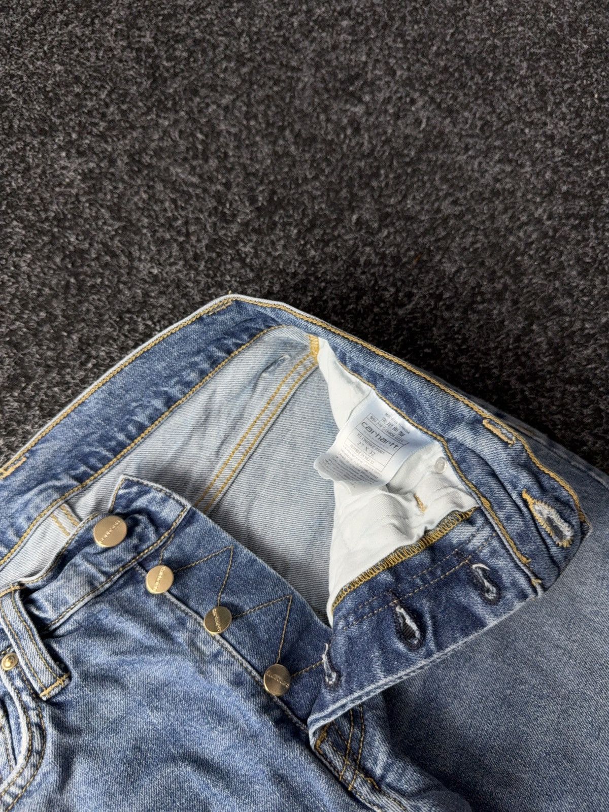 Carhartt Vintage 90s Retro Y2K Carhartt Skinny denim pants jeans Size 27" / US 4 / IT 40 - 6 Thumbnail
