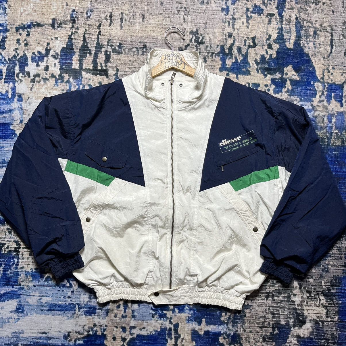 Ellesse 🔥Vintage Ellesse Zipper Jacket Japan 90s Size US XXL / EU 58 / 5 - 1 Thumbnail