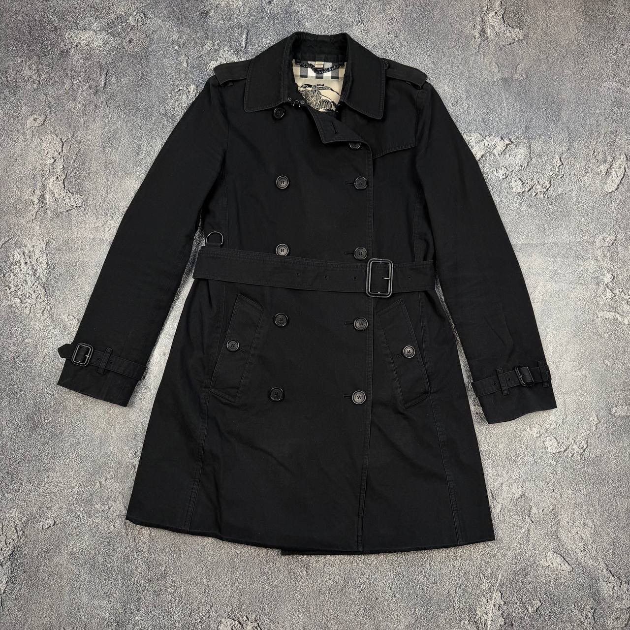 Burberry Black Burberry Trench Coat Size S / US 4 / IT 40 - 1 Thumbnail