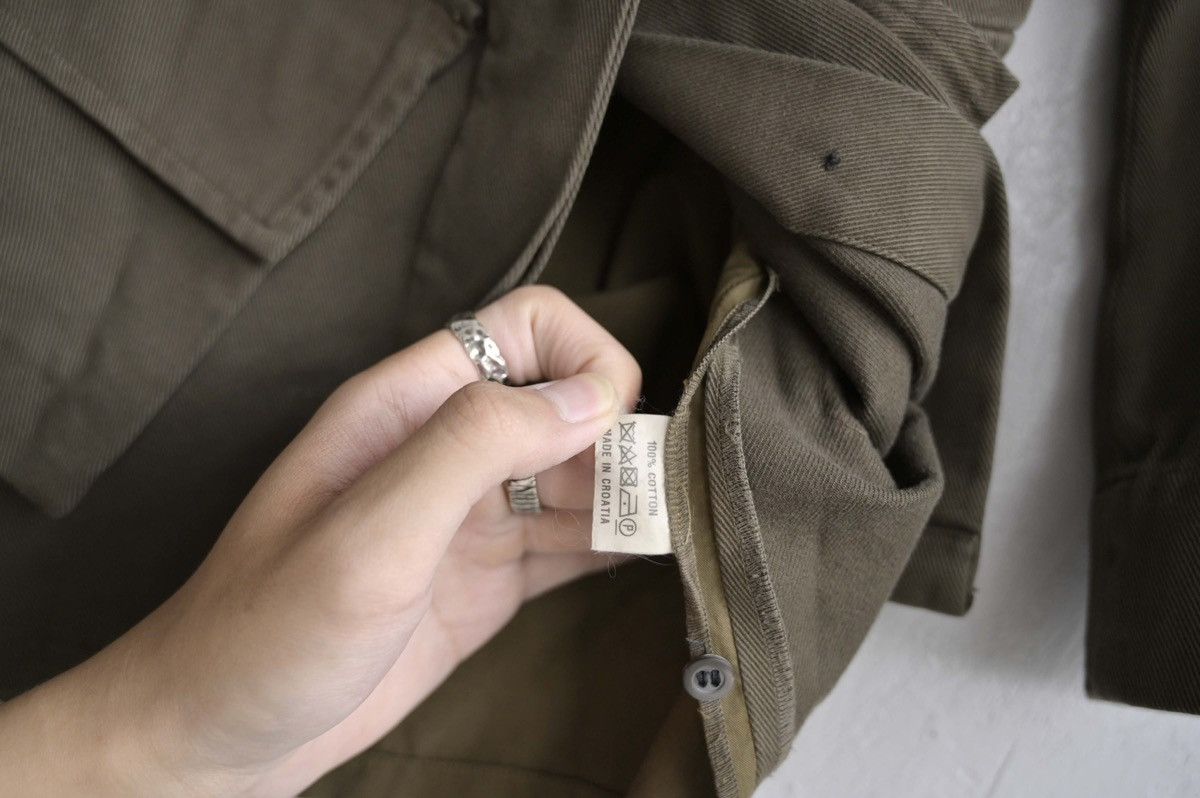 Dries Van Noten Dries Van Noten 3/4 Sleeve Utility Shirt Jacket Size US S / EU 44-46 / 1 - 7 Thumbnail