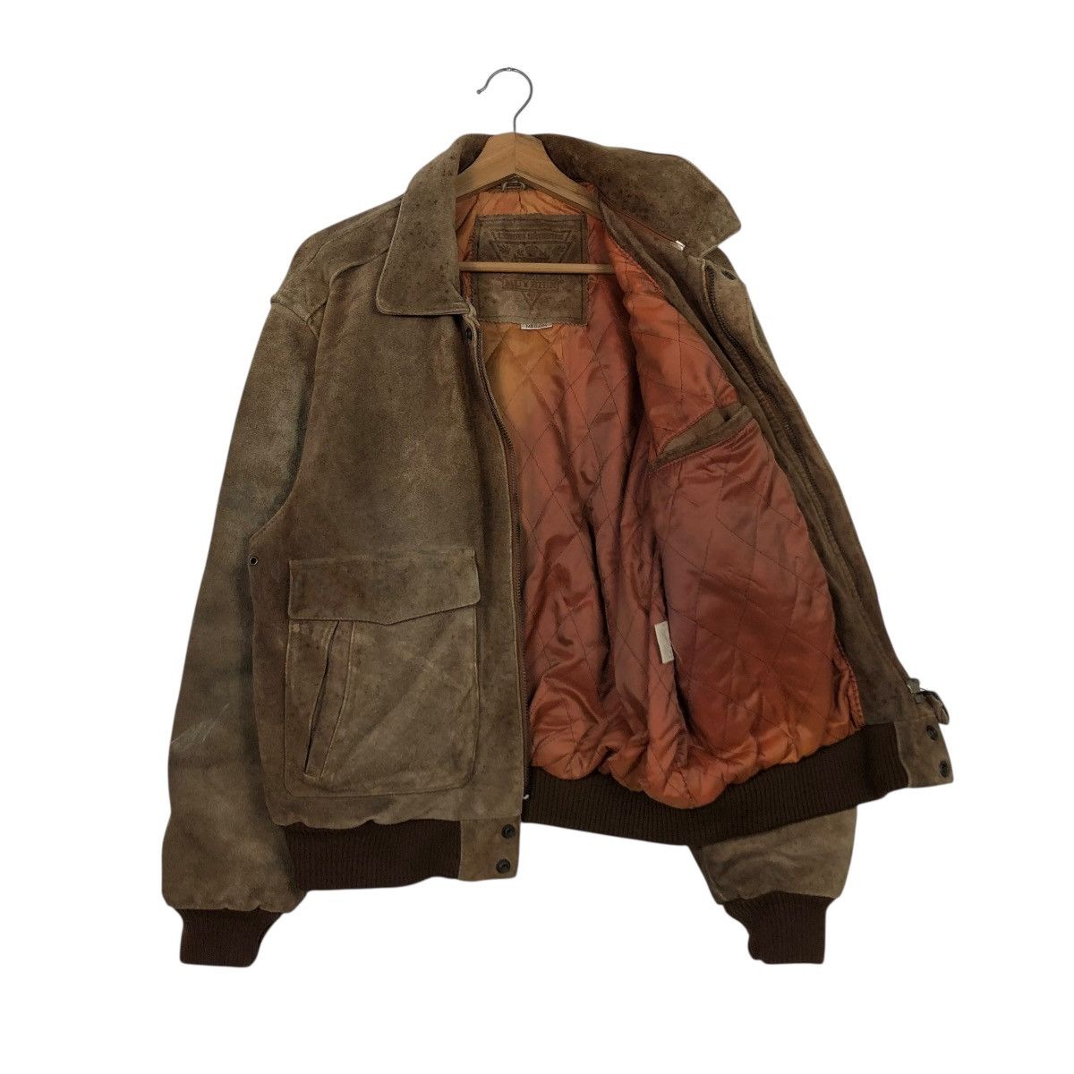 Japanese Brand 🔥VINTAGE GENUINE LEATHER BOMBER JACKET MUV BIRN ISSEY MIYAKE Size US M / EU 48-50 / 2 - 13 Thumbnail