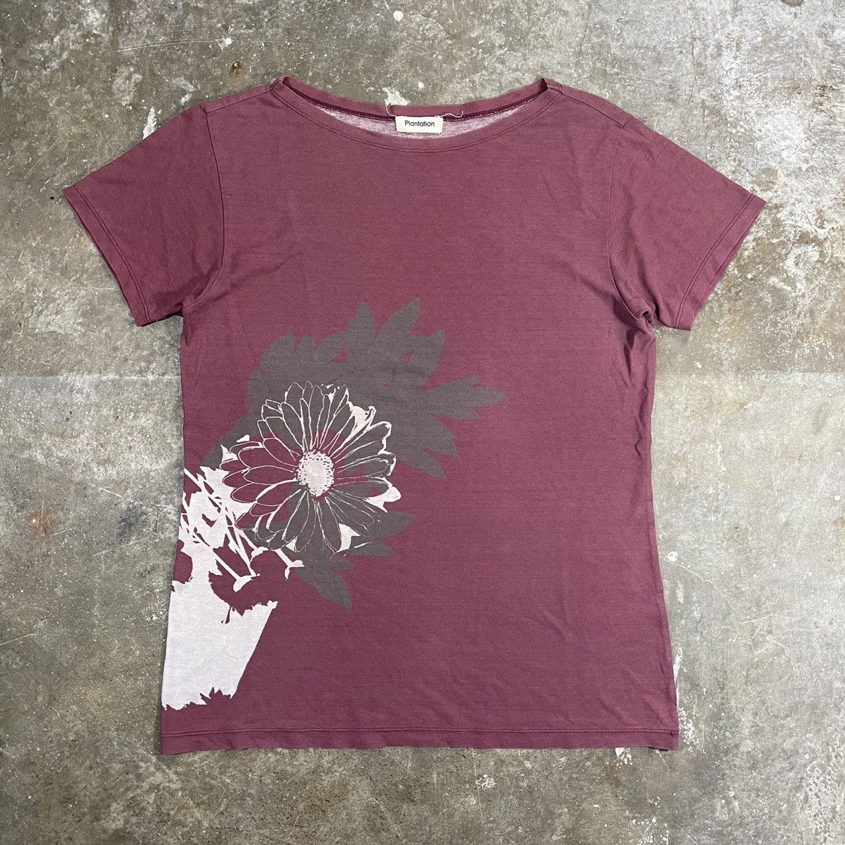 Issey Miyake Plantation Flower Tshirt Ladies Size S / US 4 / IT 40 - 1 Thumbnail