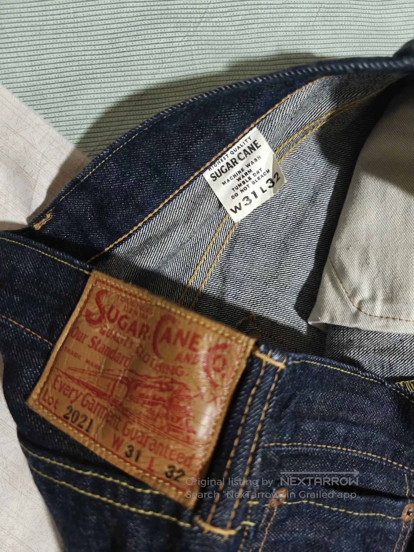 Sugar Cane SUGAR CANE SC42021 Vintage Slim Jeans. Size US 31 - 8 Thumbnail