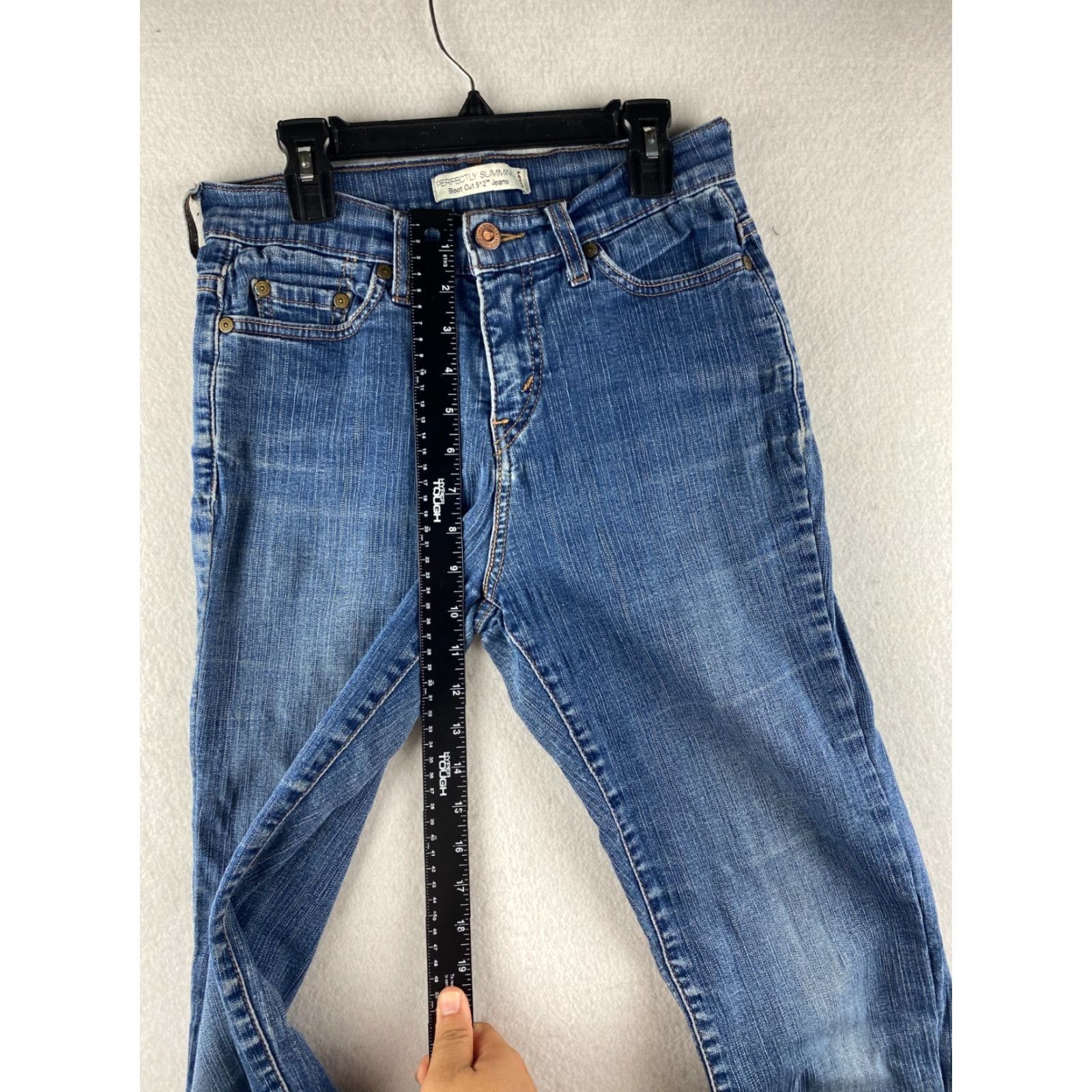 Levi's Levi's 512 Jeans Womens 4 Medium 26 Blue Bootcut Denim Stretch Regular 5-Pocket Rise Mid | Brand: Levi's | Color: Blue | Size: 4 | Womens Jeans Size 27" / US 4 / IT 40 - 4 Thumbnail