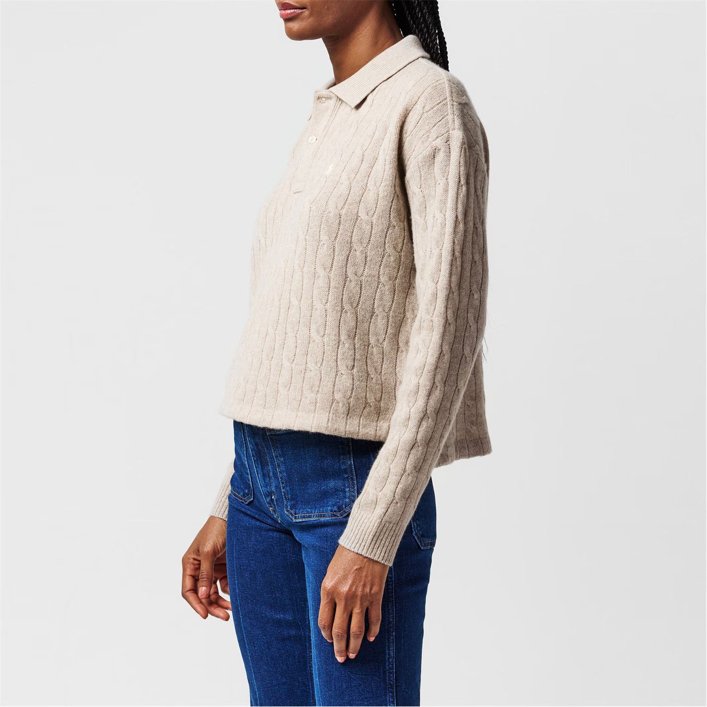 Polo Ralph Lauren o1g2r1mq0925 Long Sleeve Polo Shirt in Tuscan Beige Size M / US 6-8 / IT 42-44 - 4 Thumbnail