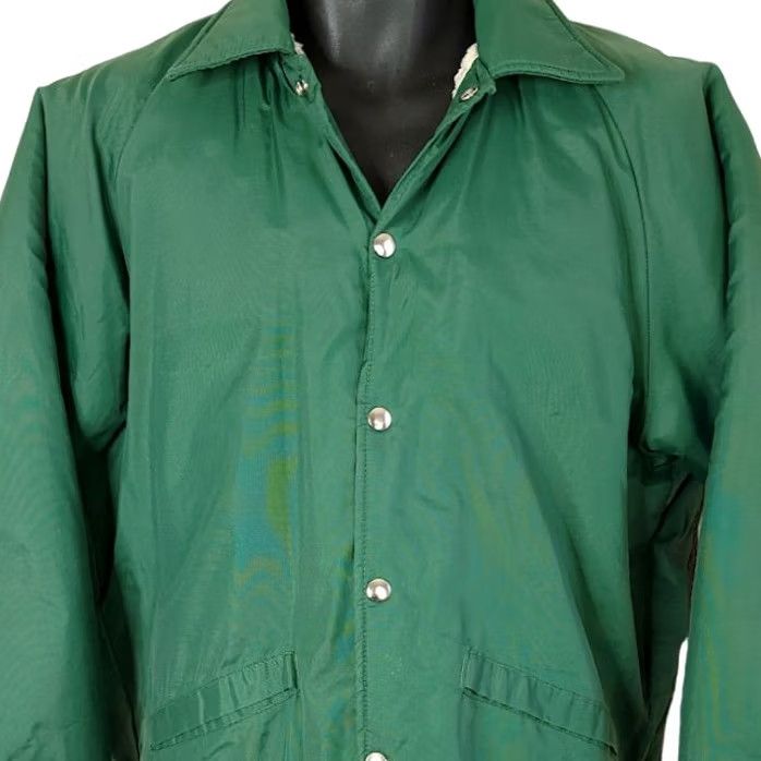 Dunbrooke VINTAGE Dunbrooke Heavy Coat Mens Size Medium Green 80s Sherpa Shearling USA Bomber Jacket Mens Size US M / EU 48-50 / 2 - 2 Thumbnail