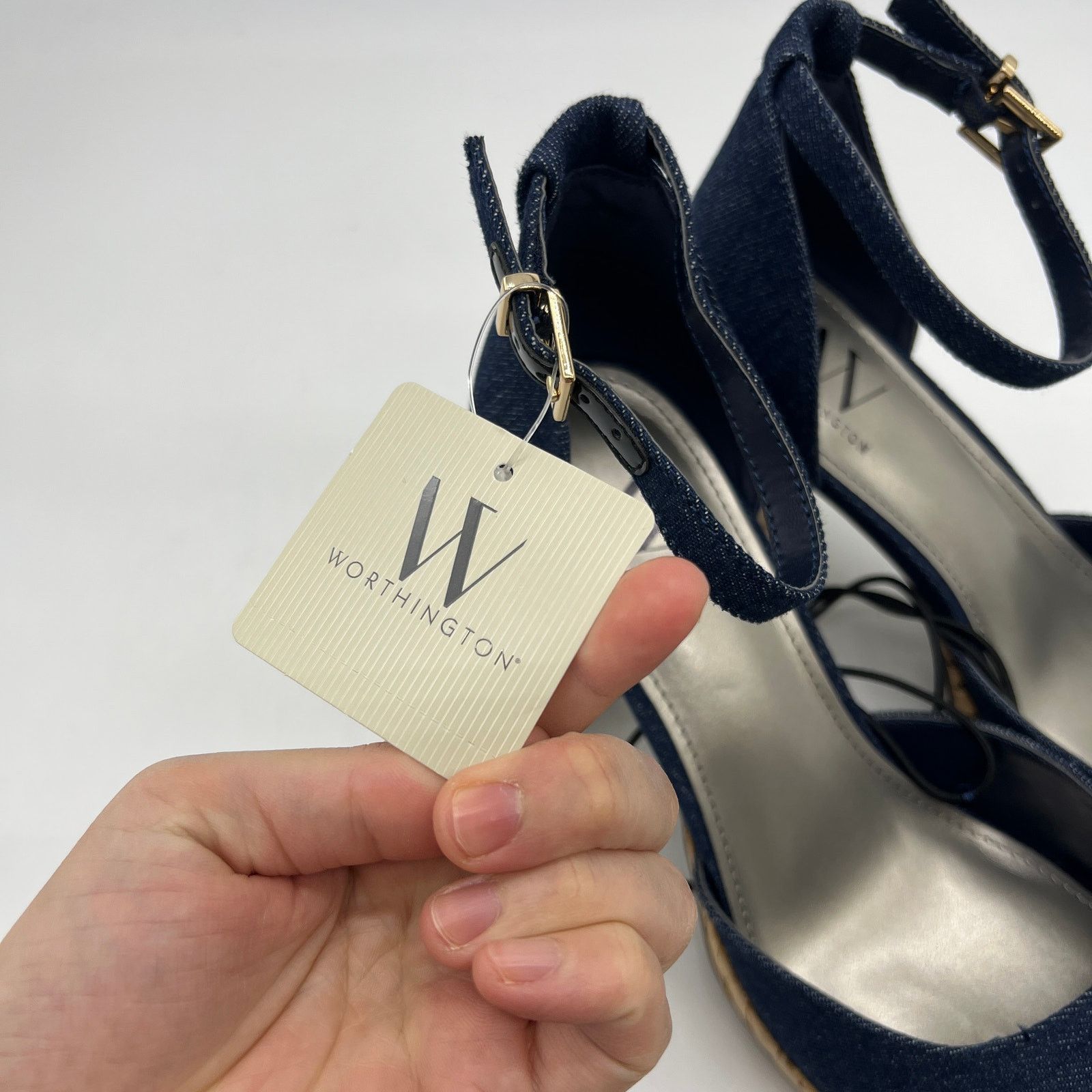 Other Worthington Womens Panama Block Heel Pumps 7.5 Size US 7.5 / IT 37.5 - 6 Thumbnail