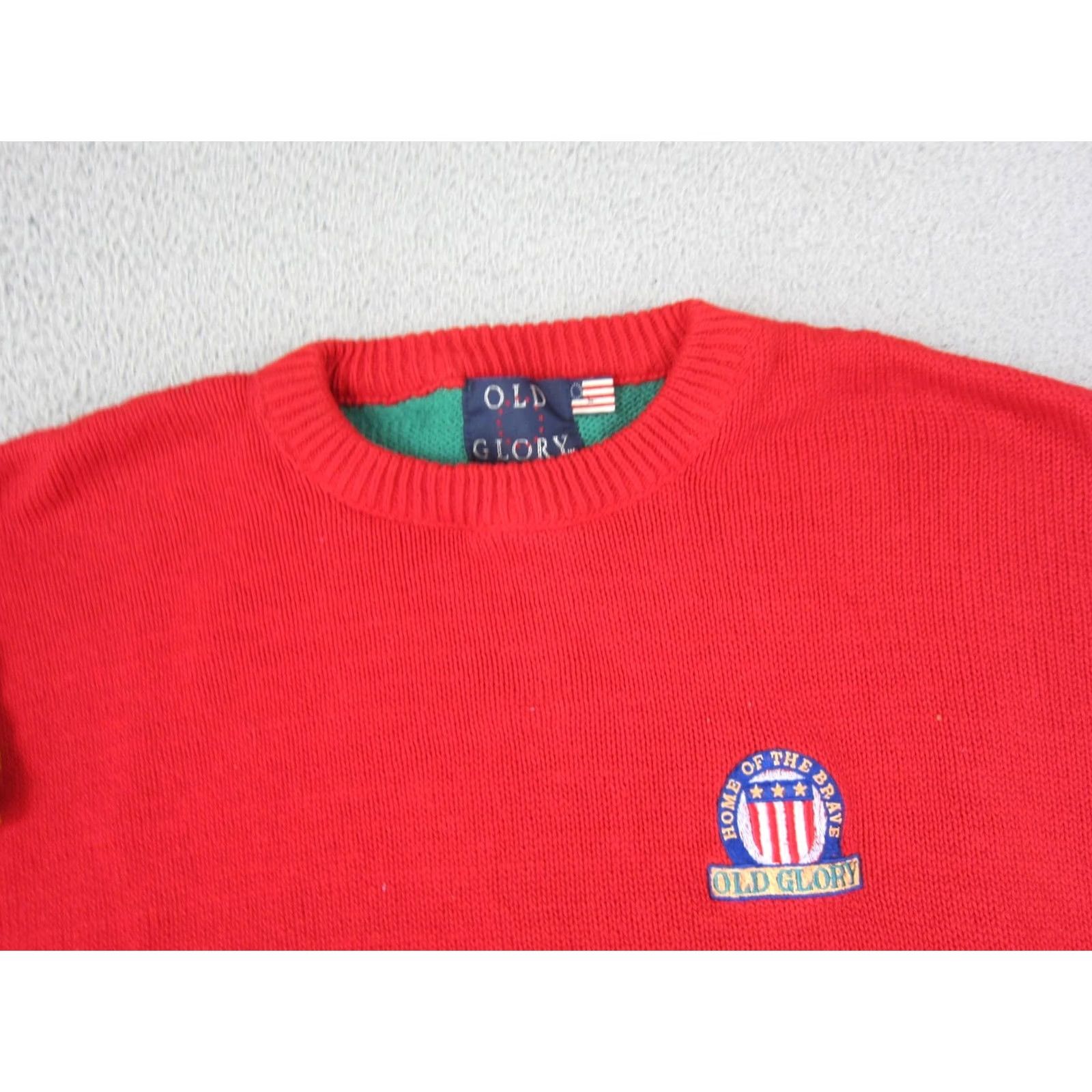 Vintage Vintage Old Glory Sweater L Size Mens Size US L / EU 52-54 / 3 - 2 Thumbnail