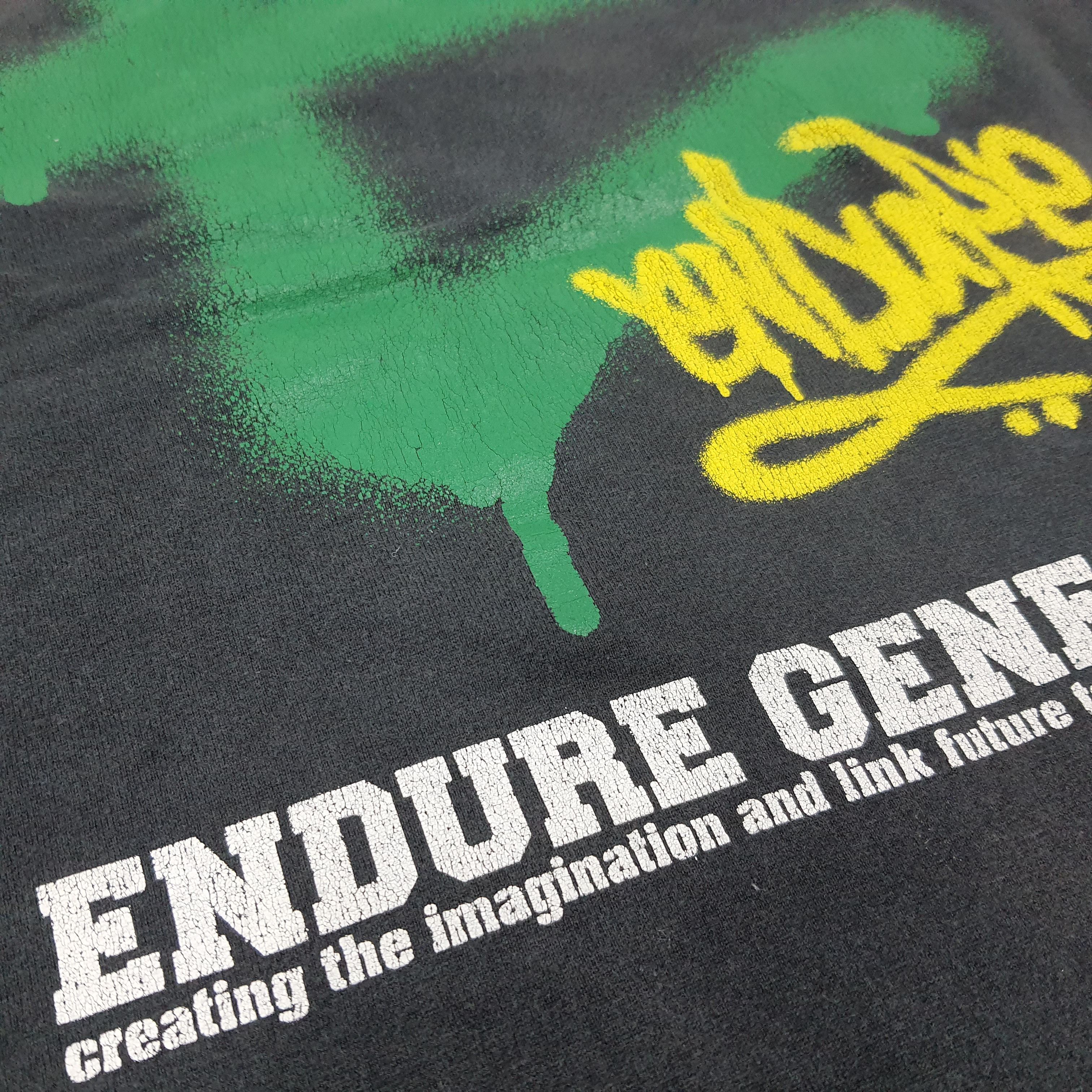 Vintage Vintage Endure Genesis EDG Skate Streetwear Tshirt Size US XL / EU 56 / 4 - 6 Thumbnail