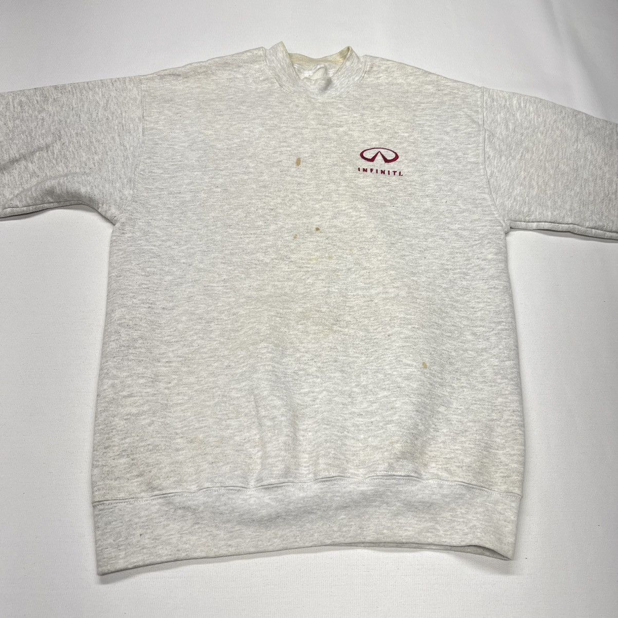 Vintage VTG Infiniti Crewneck Sweatshirt Grey Sweater Pullover Y2K Size US L / EU 52-54 / 3 - 2 Thumbnail