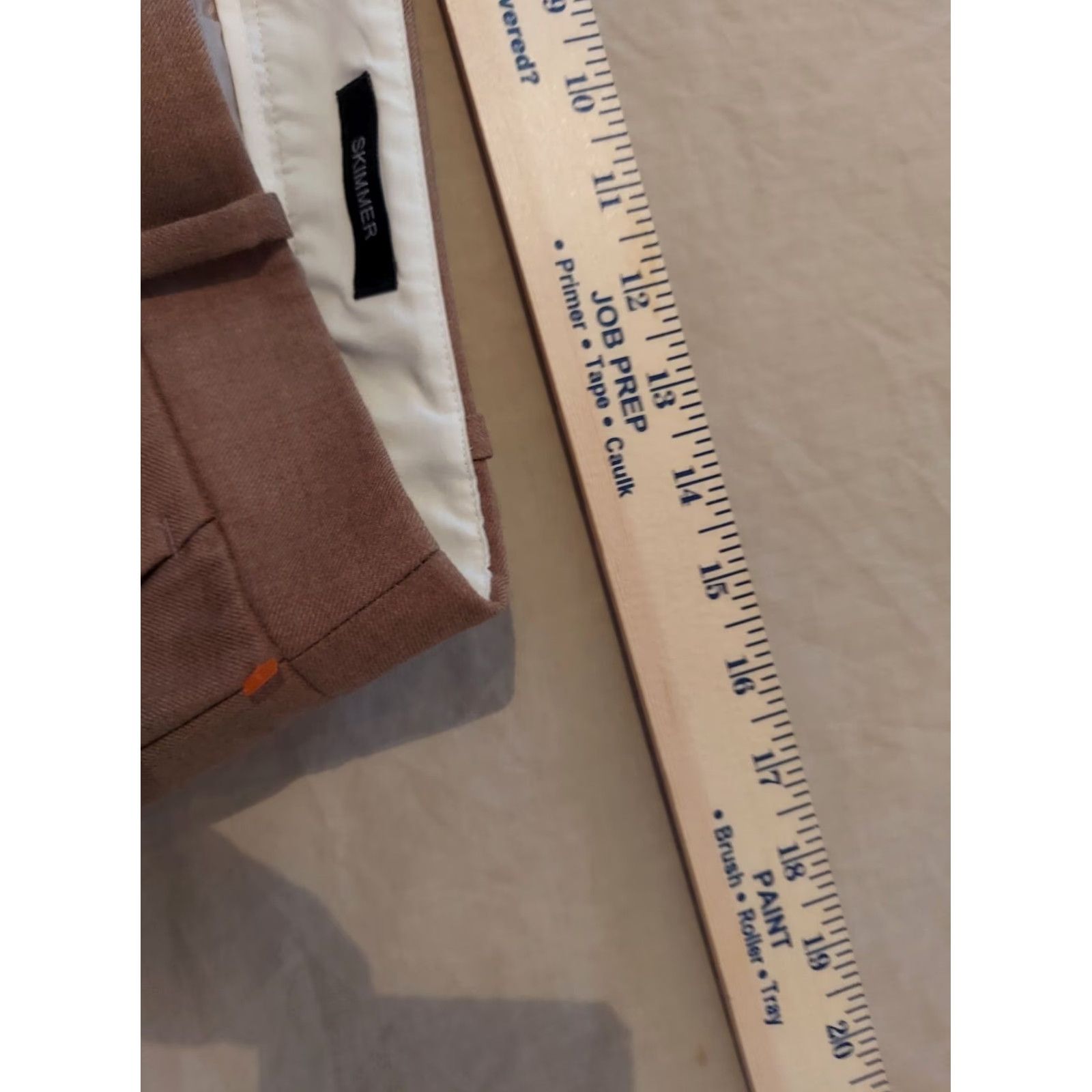J.Crew J.CREW Dress Pants 2 Womens Beige Khaki Wool Chino Slacks Trouser Cotton Slack Size 26" / US 2 / IT 38 - 7 Thumbnail
