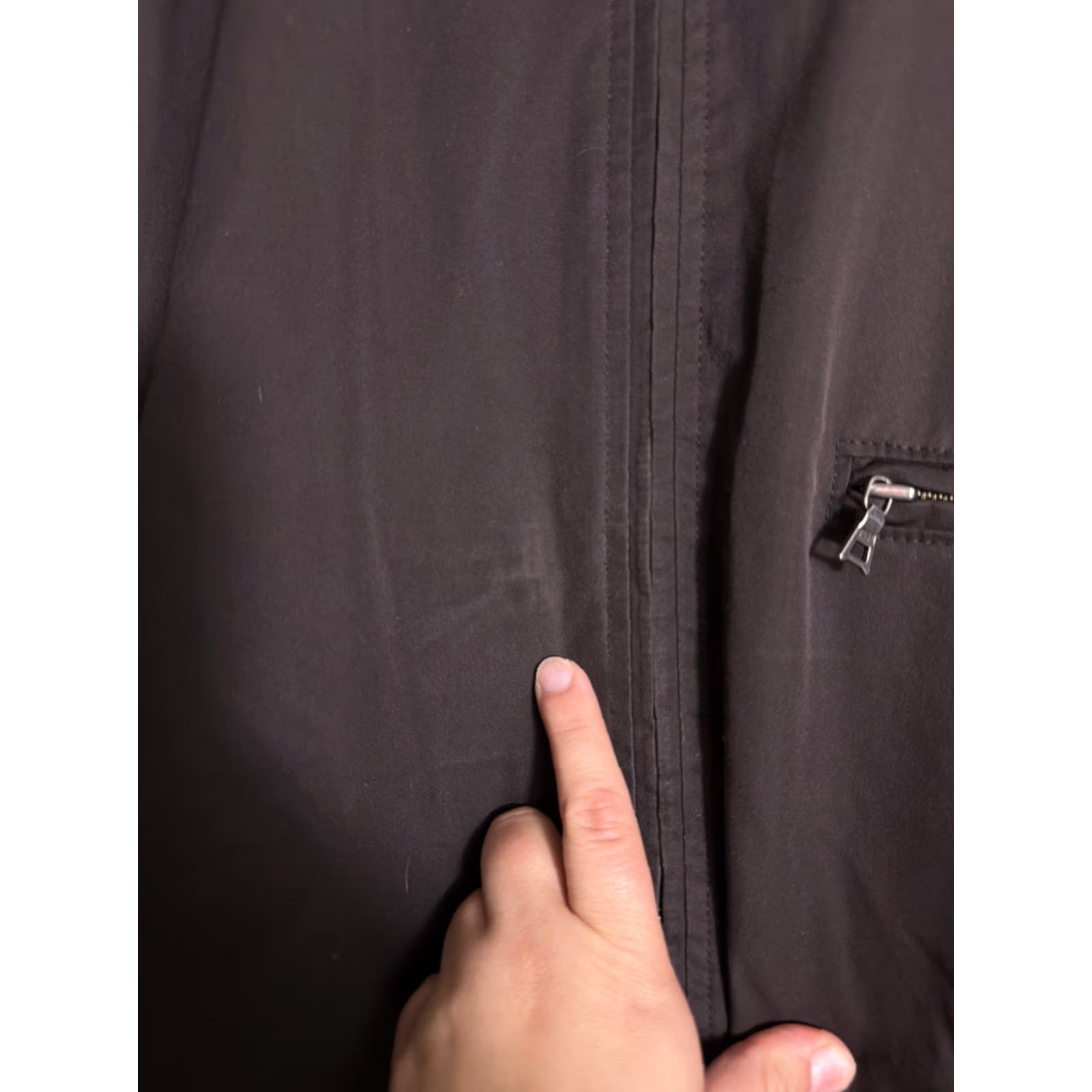 Gap VINTAGE Gap Bomber Jacket Nylon Polyester Lining Full Zip Mens XL Brown Size US XL / EU 56 / 4 - 6 Thumbnail