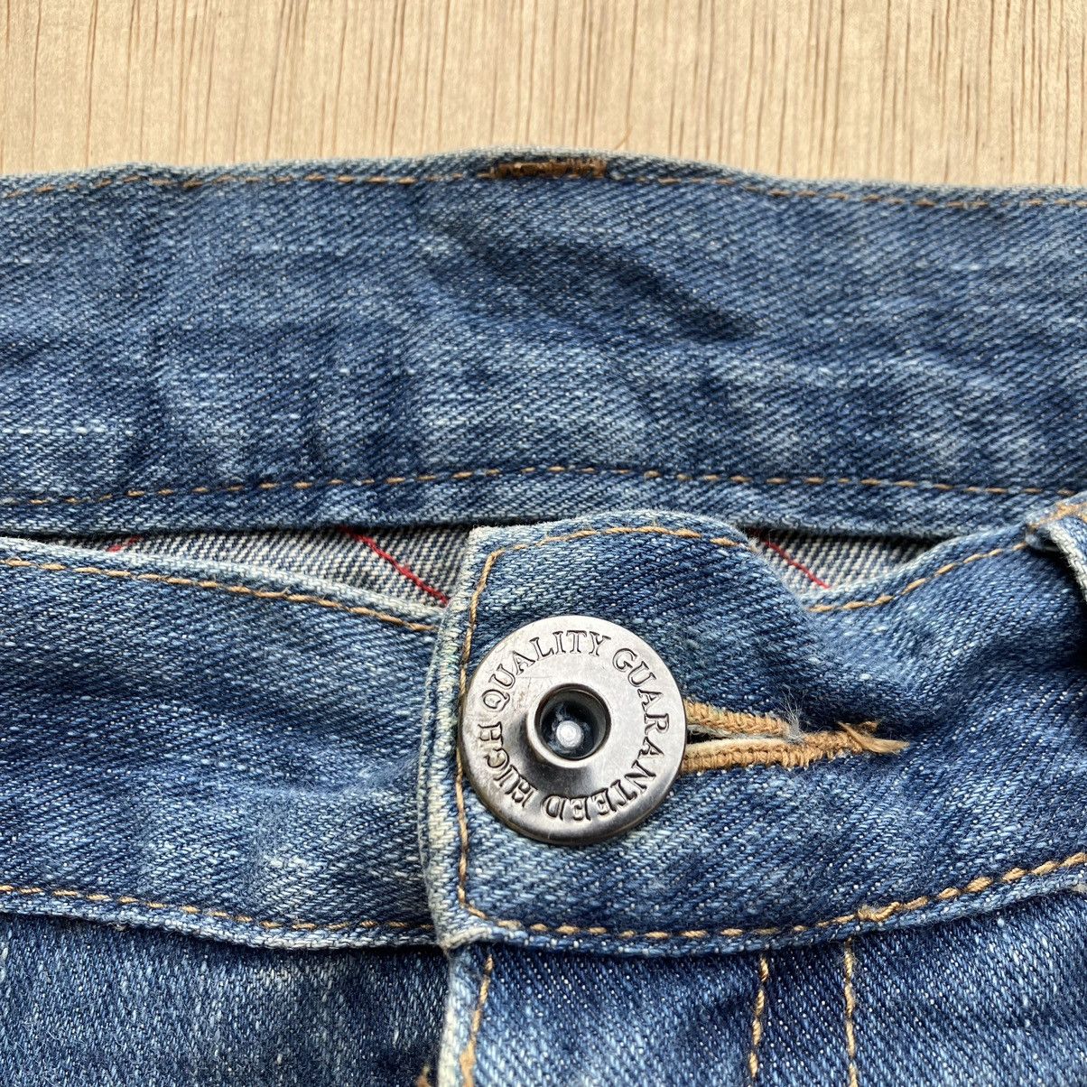 Japanese Brand SUKAJAN DENIM PATCHWORK BLUE WASH Size US 36 / EU 52 - 4 Thumbnail