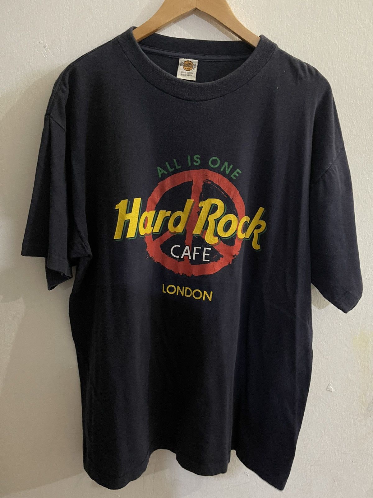 Hard Rock Cafe × Vintage vintage Hard Rock Cafe London #SKU-A490 Size US XL / EU 56 / 4 - 1 Thumbnail