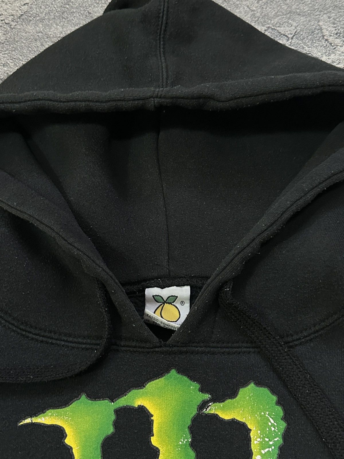 Vintage Vintage Y2k Monster Energy Black Boxy Hoodie Size S Size US S / EU 44-46 / 1 - 5 Thumbnail