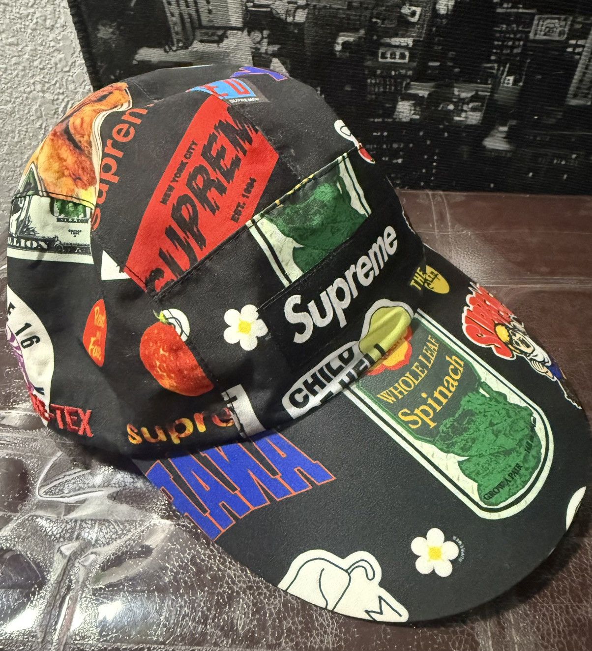Supreme Supreme SS21 Gore-Tex Long Bill Camp Cap S/M Black Sticker Size ONE SIZE - 14 Thumbnail