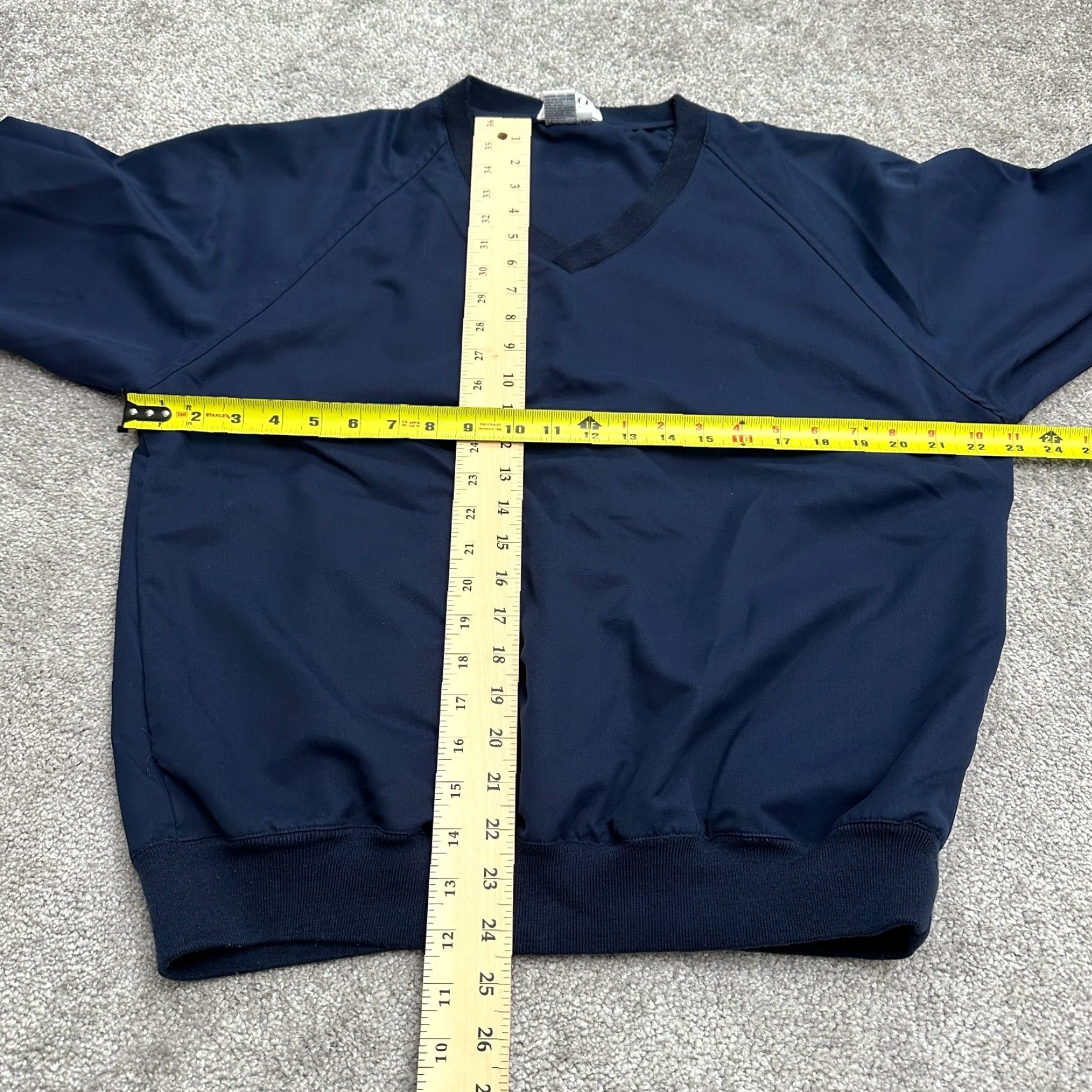 Vintage La Mode Vintage Windbreaker Sweatshirt Mens Medium Blue V-Neck Golf Pullover Size US M / EU 48-50 / 2 - 7 Thumbnail
