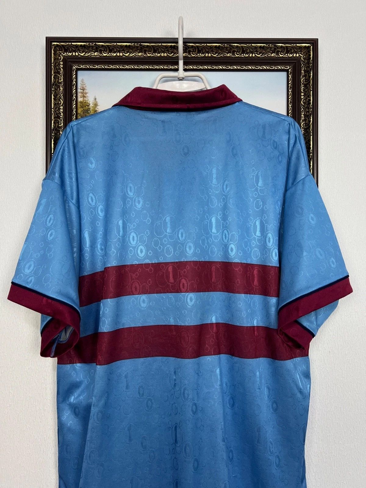 PONY West Ham United football shirt Soccer Pony Jersey Trikot Size US L / EU 52-54 / 3 - 8 Thumbnail
