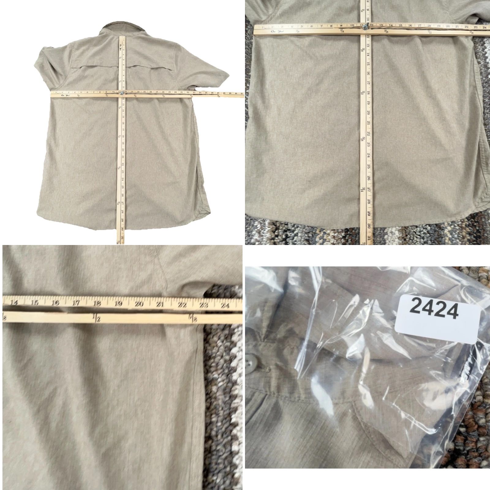 The North Face The North Face Shirt Men XL Brown Button-Up Performance Hiking Camp Fishing Adult Size US XL / EU 56 / 4 - 8 Thumbnail