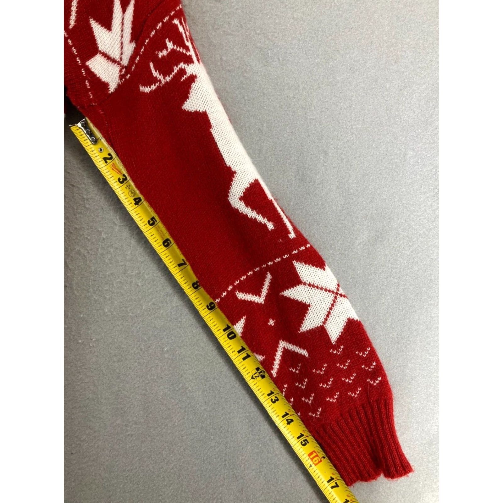 Vintage Zanzea Christmas Sweater Dress Womens M Red Reindeer Fair Isle Knit Tunic Long Sleeve Round Neck Winter Holiday Casual Party/Cocktail Christmas Size M / US 6-8 / IT 42-44 - 7 Thumbnail