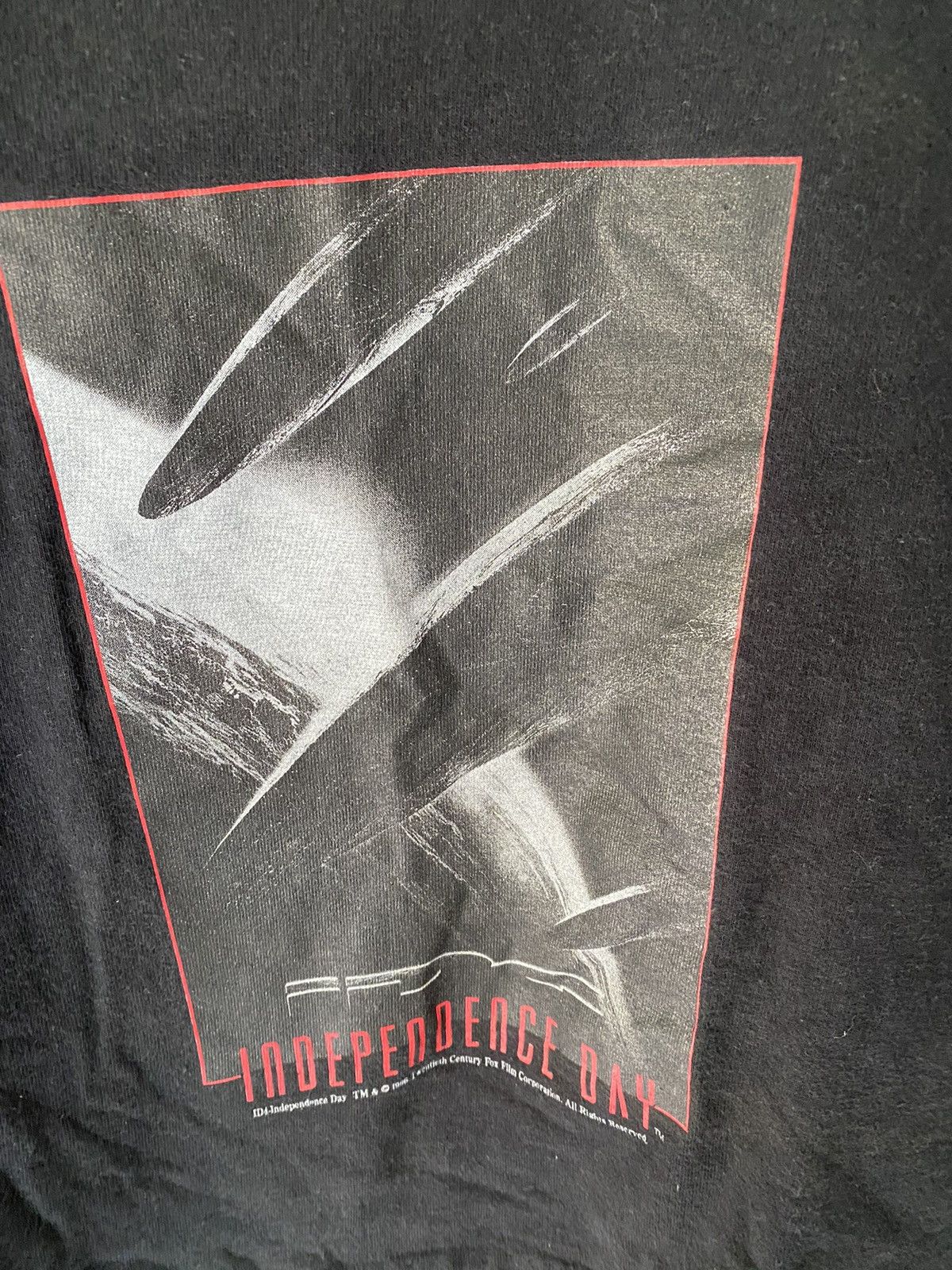 Vintage 🔥 1996 The Independent Day FOTL movie Size US M / EU 48-50 / 2 - 4 Thumbnail