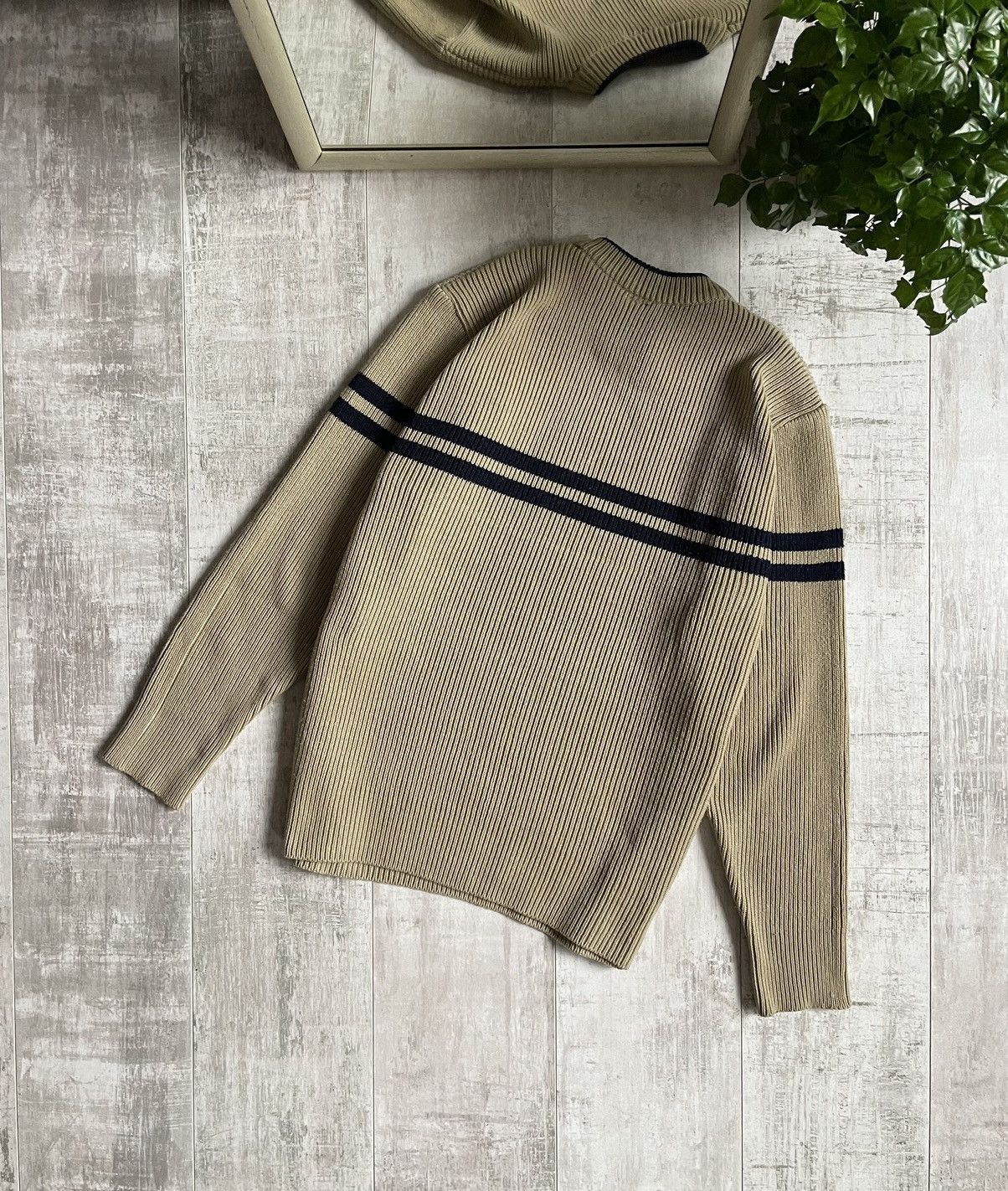 Diesel × Japanese Brand × Vintage Diesel Vintage 90’s Distressed Knitwear Y2K Sweater Size US XL / EU 56 / 4 - 6 Thumbnail