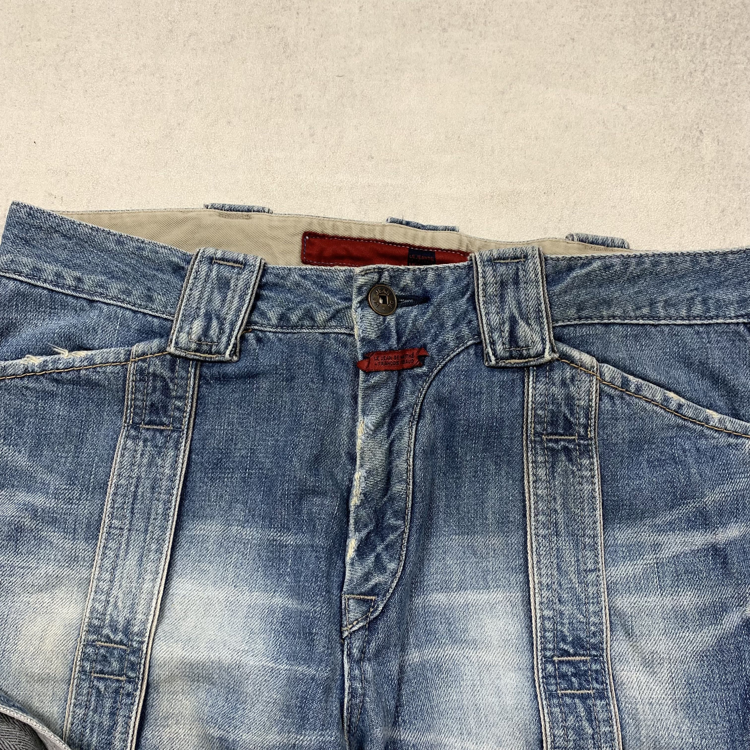 Marithe + Francois Girbaud Marithe Francois Girbaud Denim Pants Punk Bondage Size US 32 / EU 48 - 5 Thumbnail