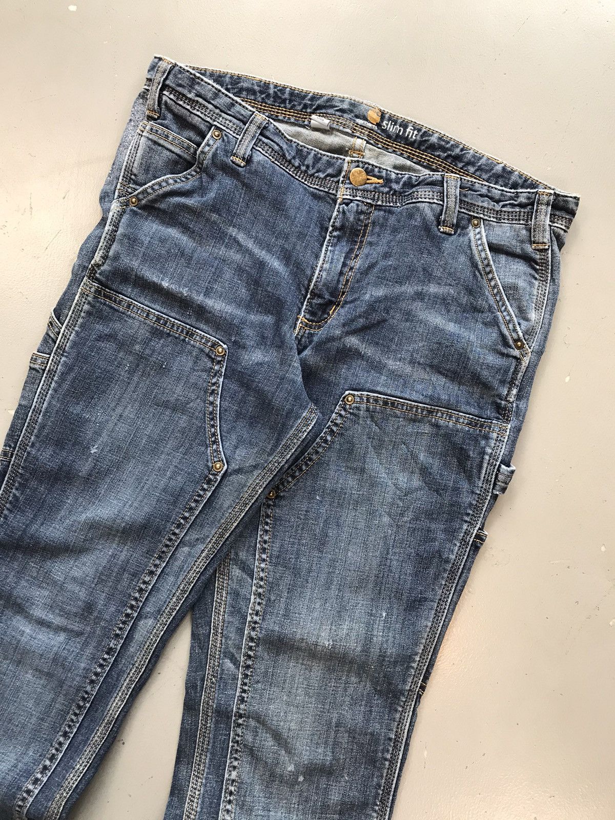 Carhartt × Vintage Vintage Carhartt light weight double knee denim Size US 34 / EU 50 - 3 Thumbnail