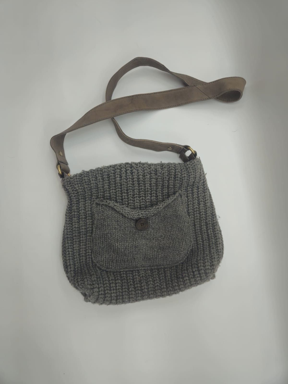 Ugg UGG knitted satchel-cross bag Grey Size ONE SIZE - 1 Thumbnail