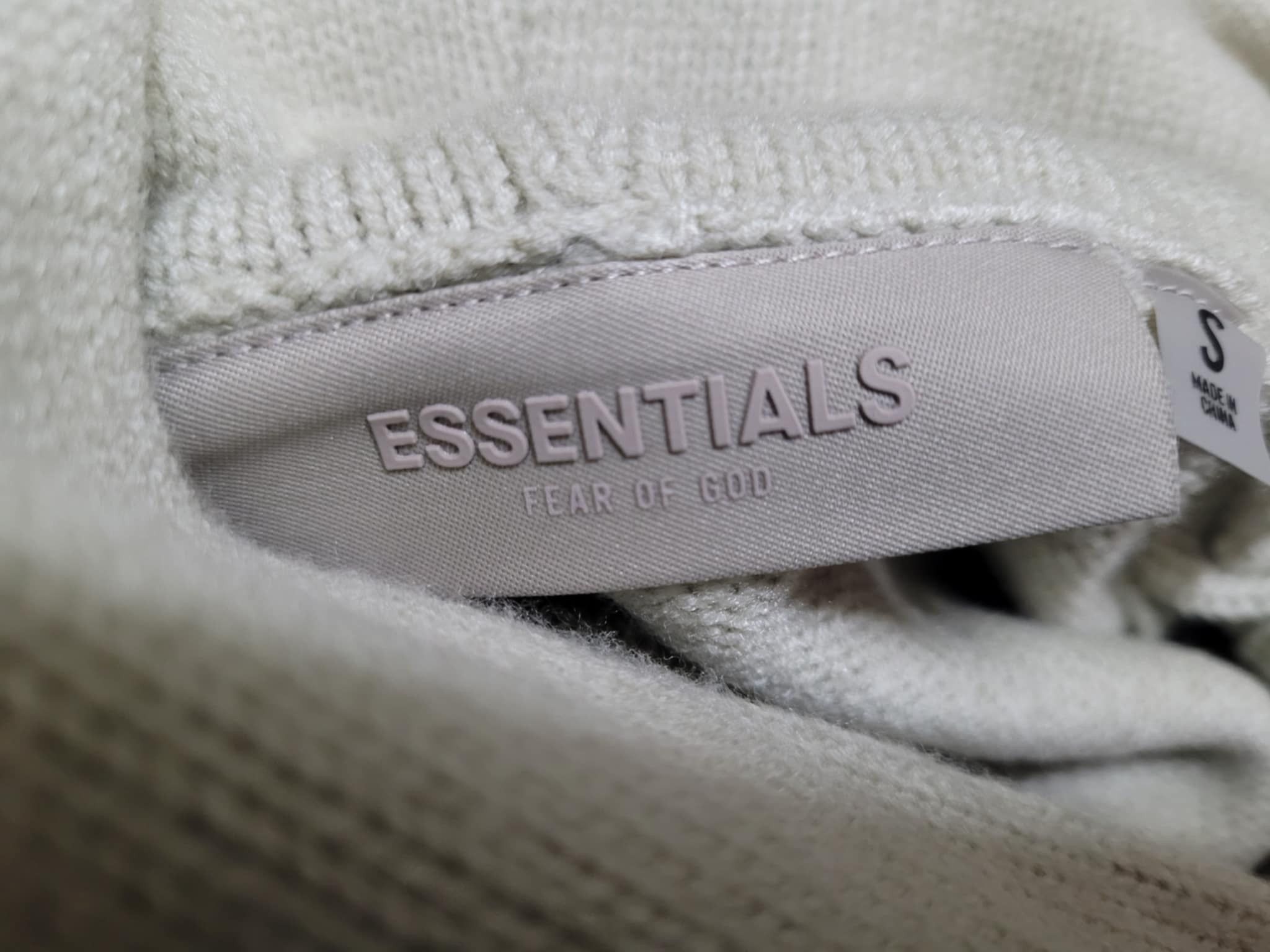 Fear of God sz S Fear of God Essentials 1977 Knit Hoodie wheat Size US S / EU 44-46 / 1 - 11 Thumbnail