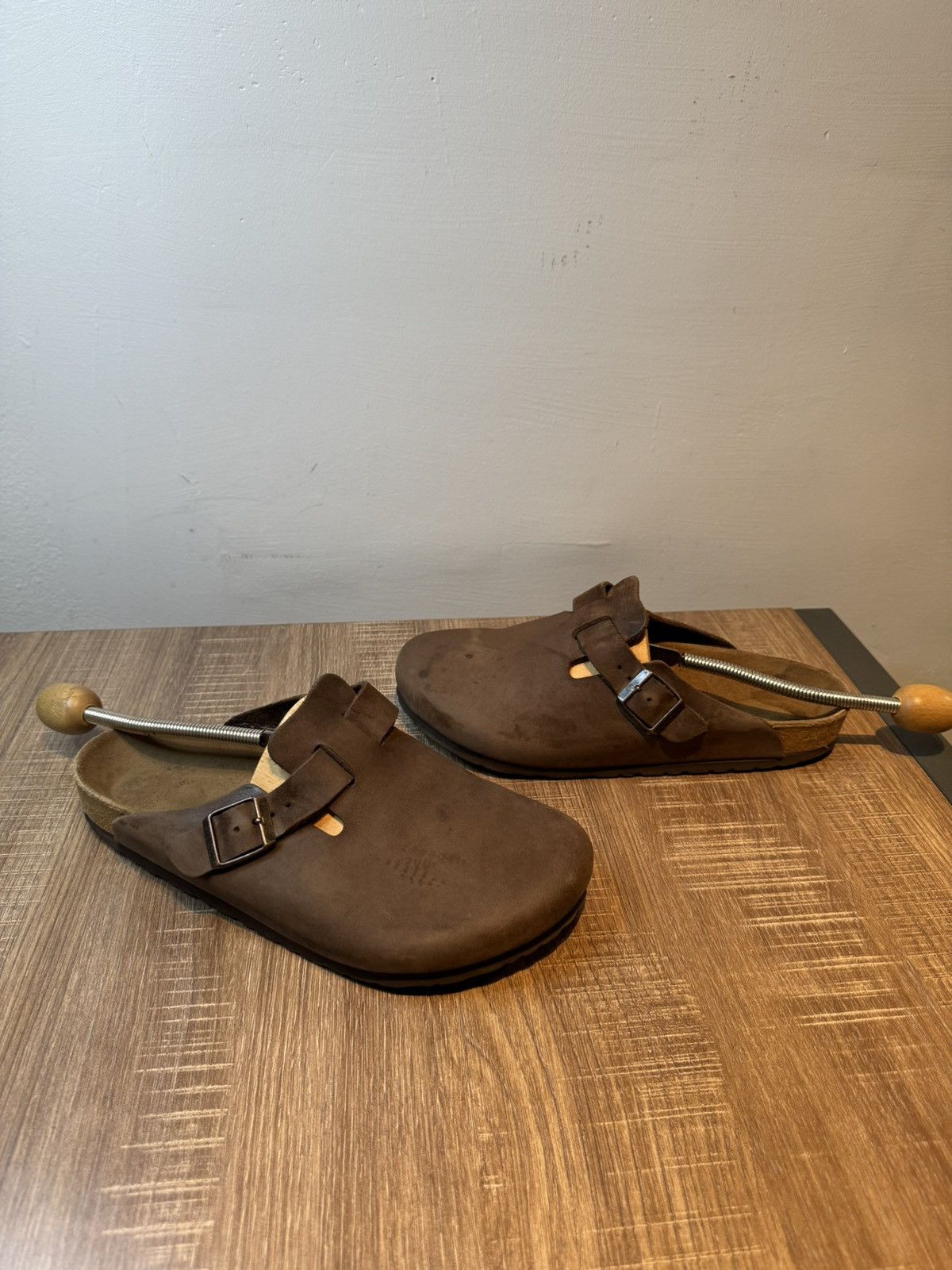 Birkenstock BIRKENSTOCK - BOSTON Oiled Leather Sandal Habana US W9, M7 Size US 9 / IT 39 - 2 Thumbnail
