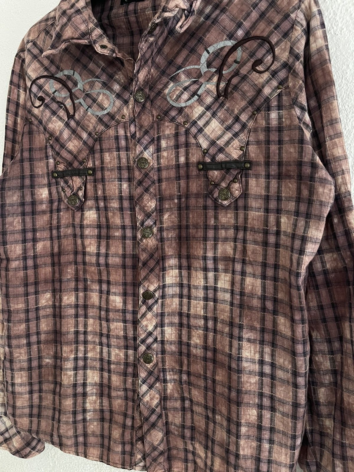 In The Attic In The Attic Western Button Shirt Rivet Tribal Goth Punk Size US L / EU 52-54 / 3 - 3 Thumbnail