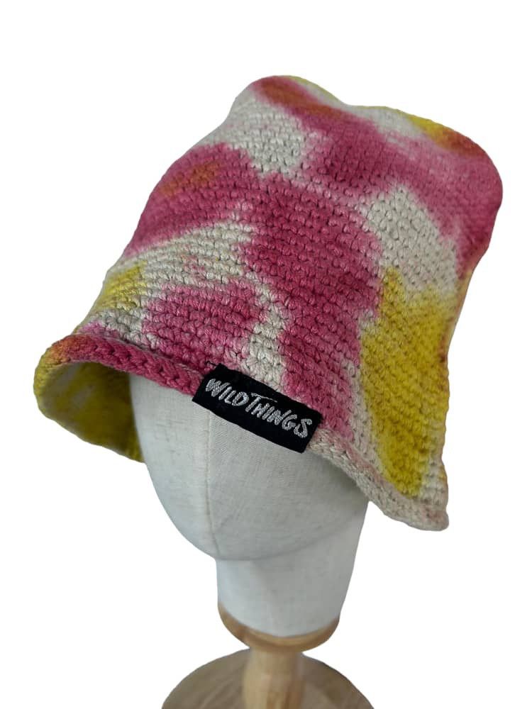 Wild Things WILDTHINGS Crochet Knitted bucket Hats Size ONE SIZE - 9 Thumbnail