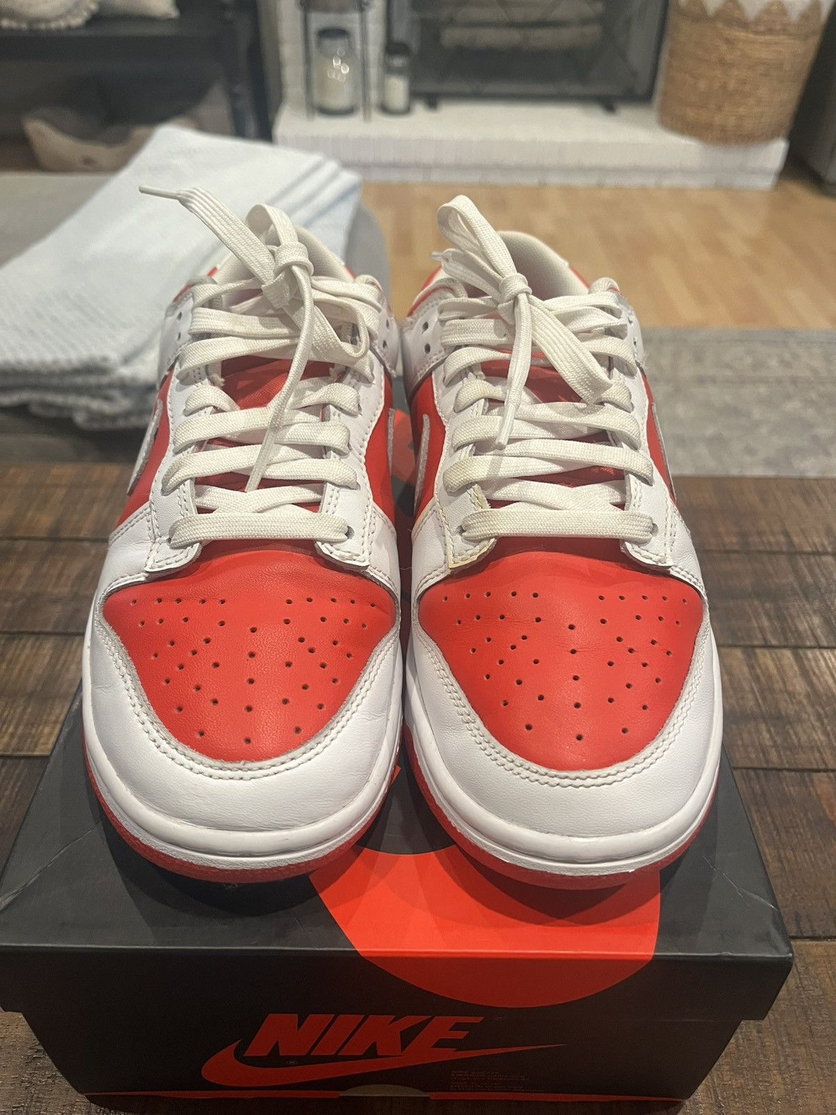 Nike Nike Dunk Low “Champioship Red” size 8 Size US 8 / EU 41 - 3 Thumbnail