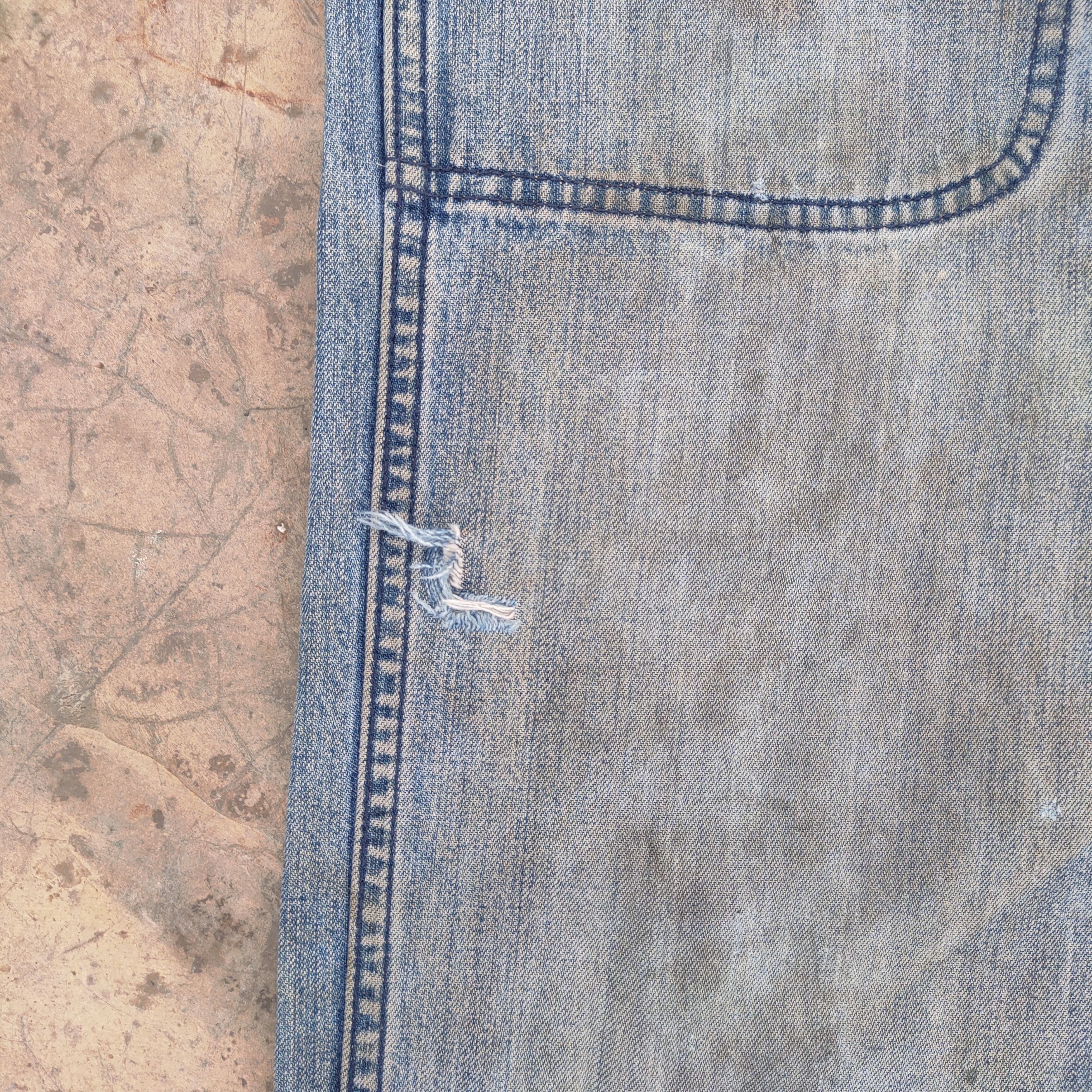 JW Anderson × Uniqlo J.W.ANDERSON x UNIQLO FADED RUSTY DIRTY JEANS DENIM PANTS Size US 30 / EU 46 - 7 Thumbnail